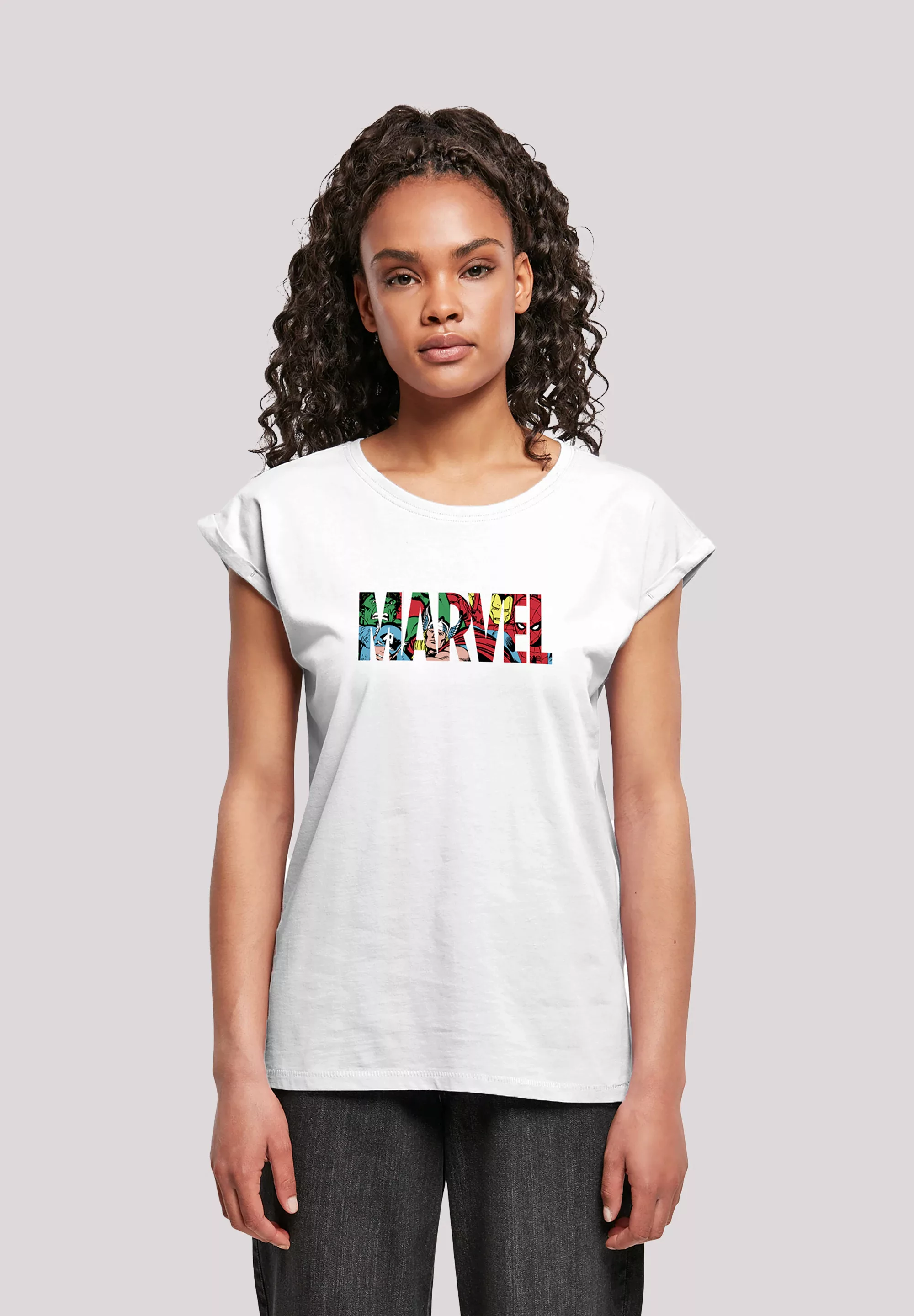 F4NT4STIC T-Shirt "Marvel Avengers Logo Character infill", Print günstig online kaufen