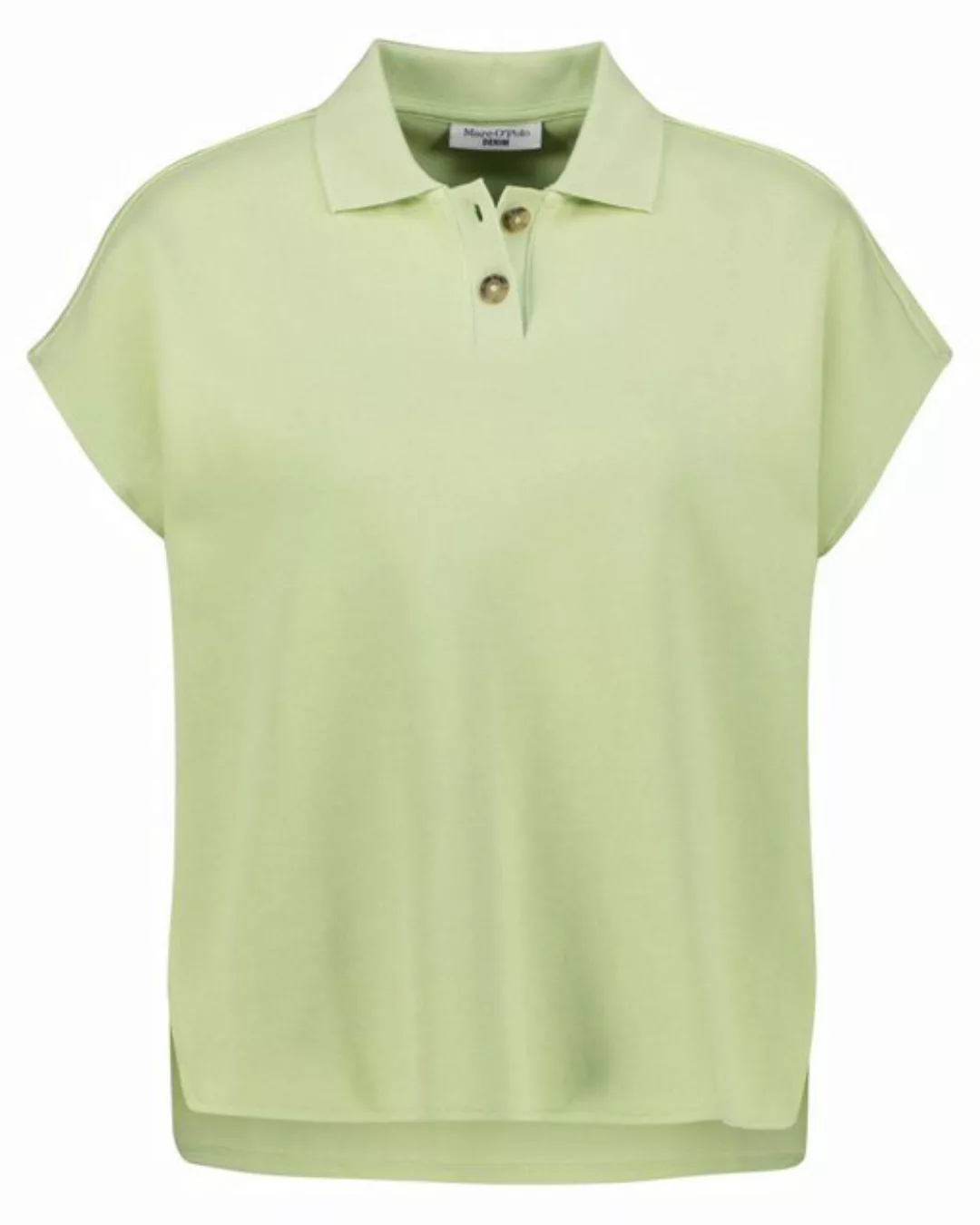 Marc O'Polo Poloshirt Damen Poloshirt Oversize Fit Kurzarm (1-tlg) günstig online kaufen