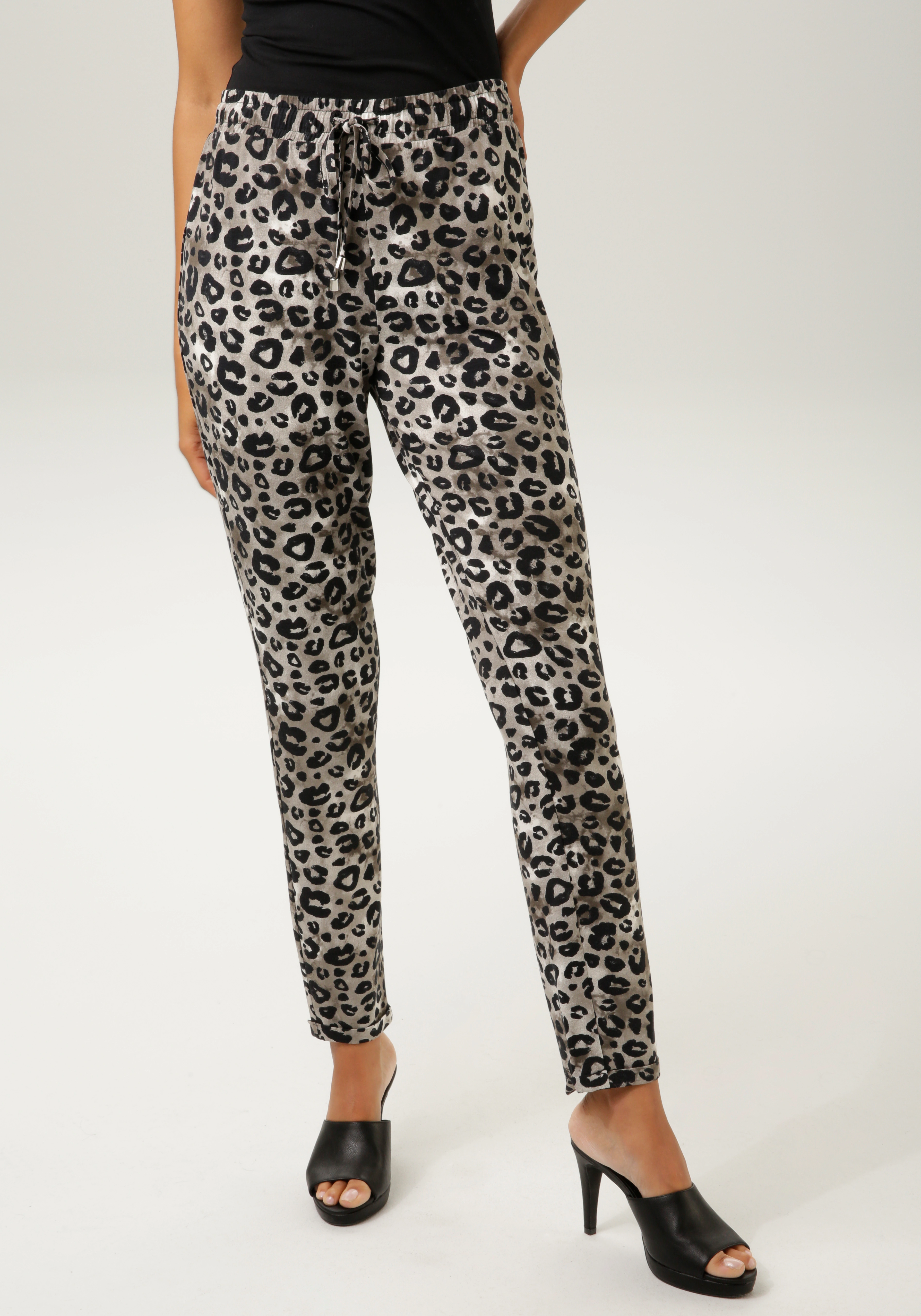 Aniston CASUAL Schlupfhose, ob Animalprint oder Blumendruck - beide sind de günstig online kaufen