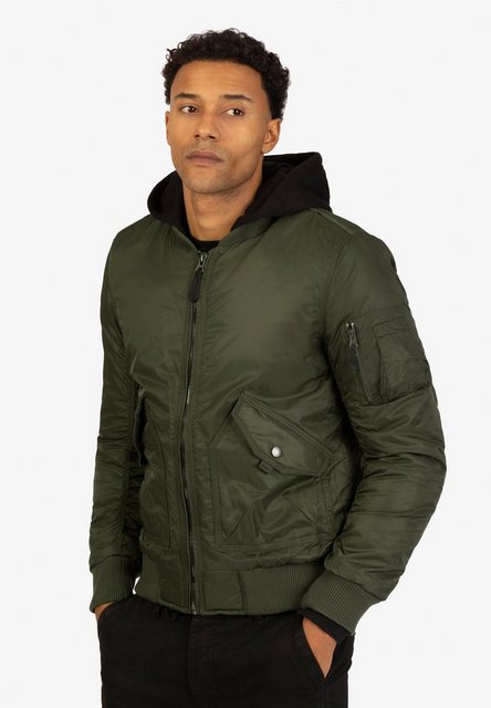 FRILIVIN Outdoorjacke im Bomberjacke Stil mit abnehmbarer Kapuze günstig online kaufen