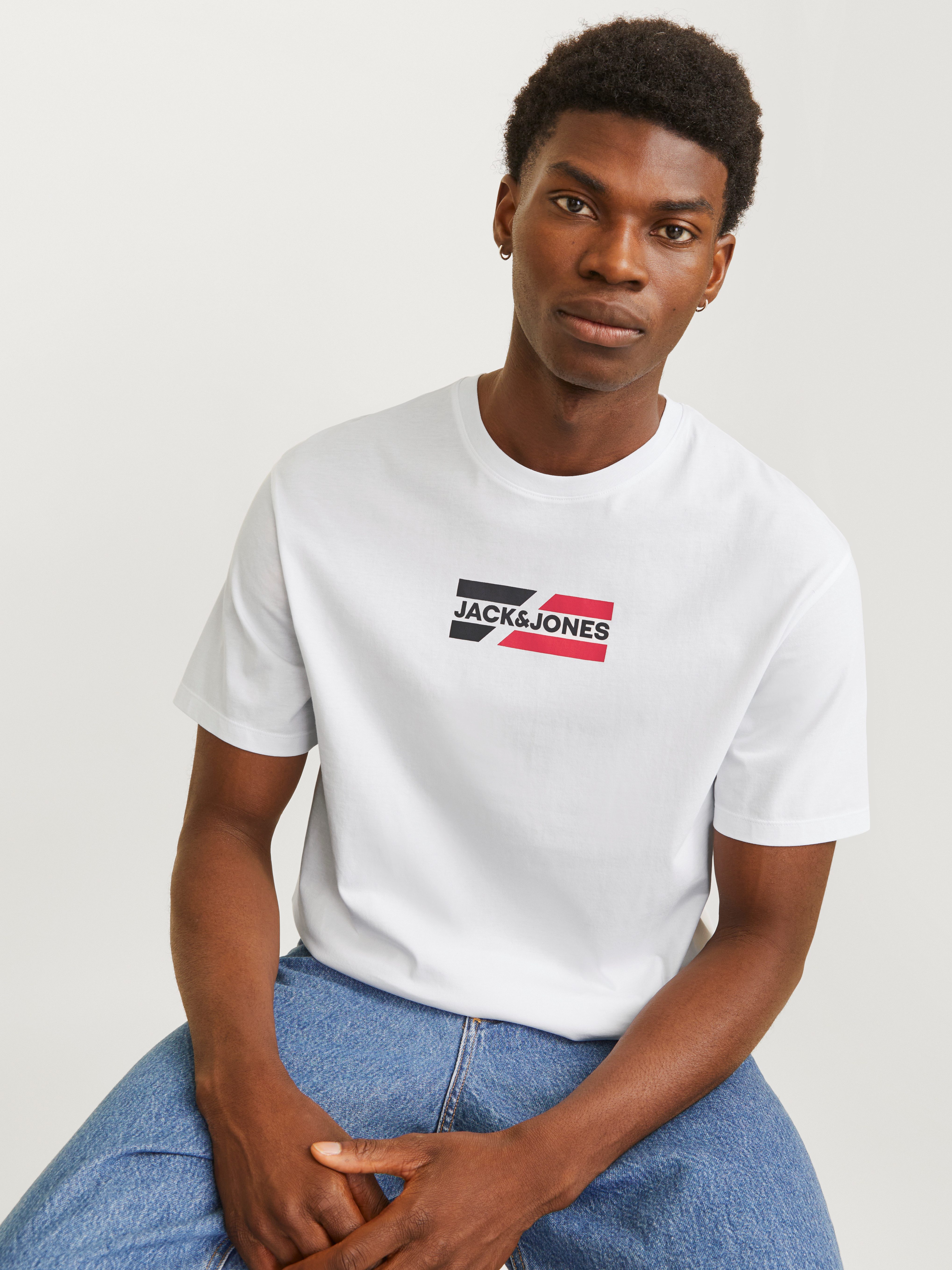 Jack & Jones Rundhalsshirt JJECORP GRAPHIC günstig online kaufen