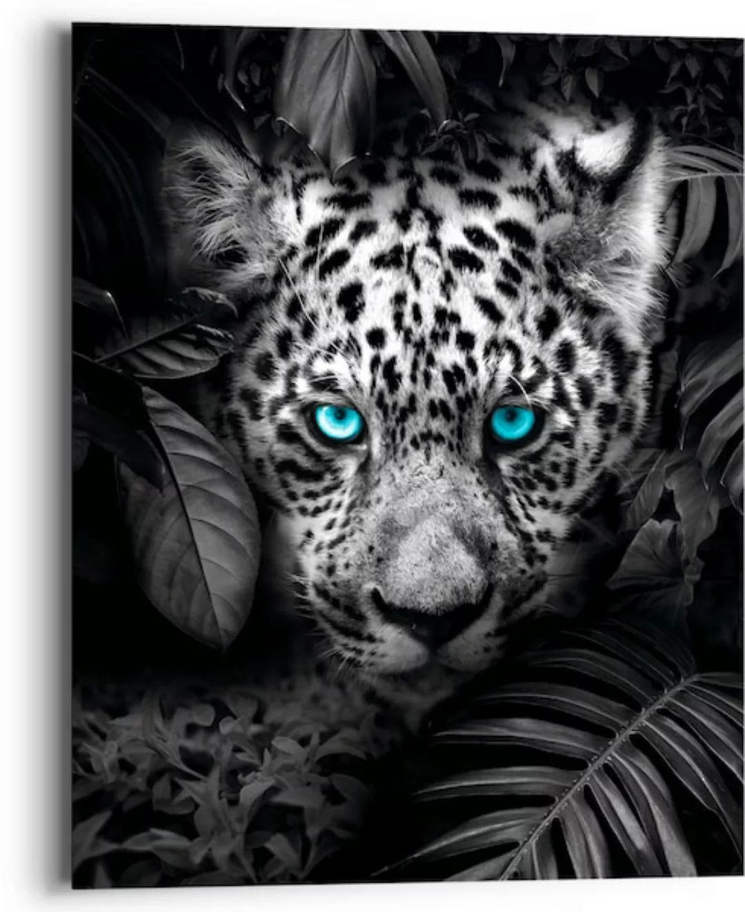 Reinders Holzbild "Blue Eyed Leopard", (1 St.) günstig online kaufen