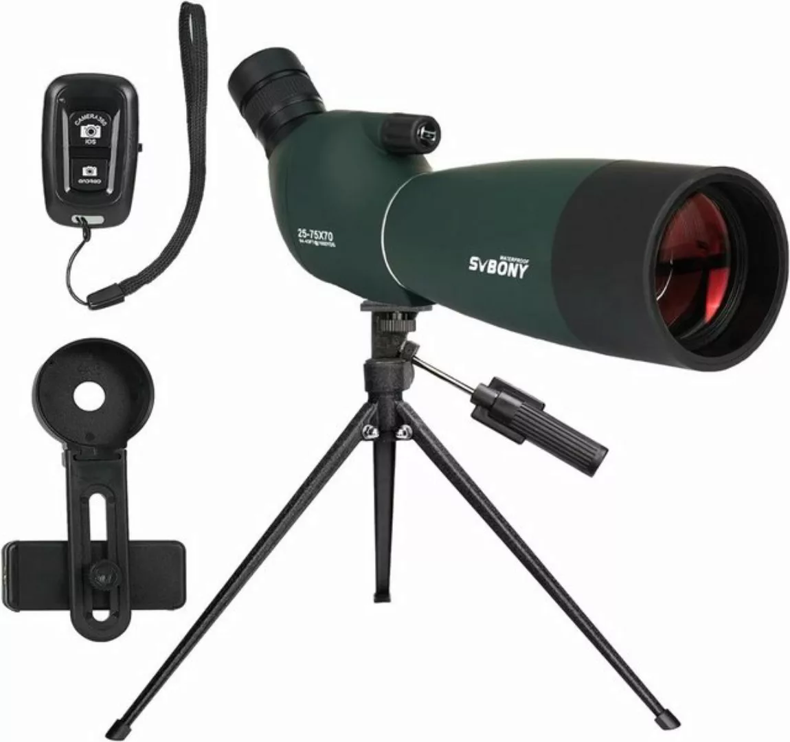 SVBONY SV28PLUS Vogelbeobachtungsfernrohr 25–75×70mm mit kabelloser Steueru günstig online kaufen