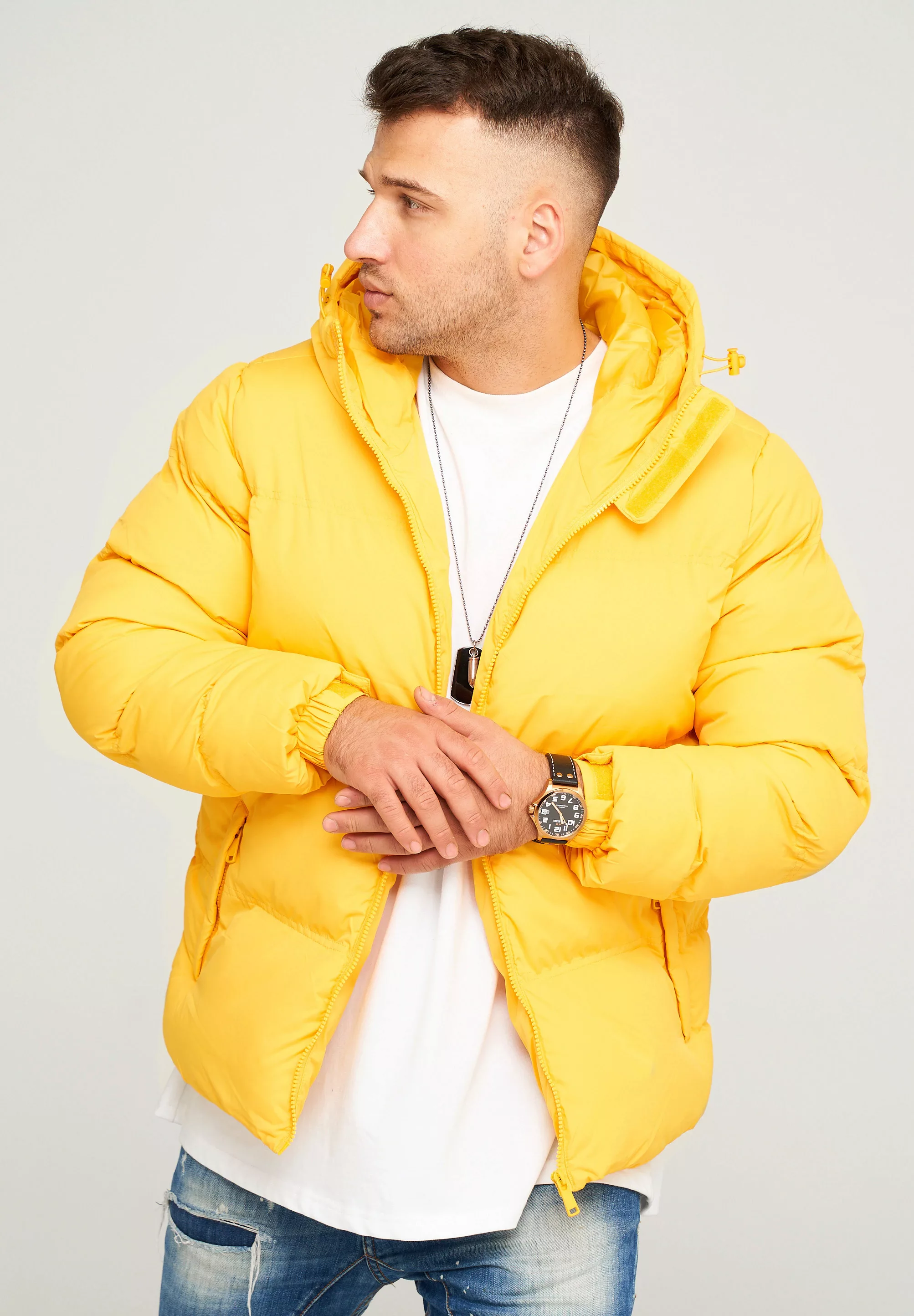 behype Steppjacke "BHROLLIN", mit Kapuze günstig online kaufen