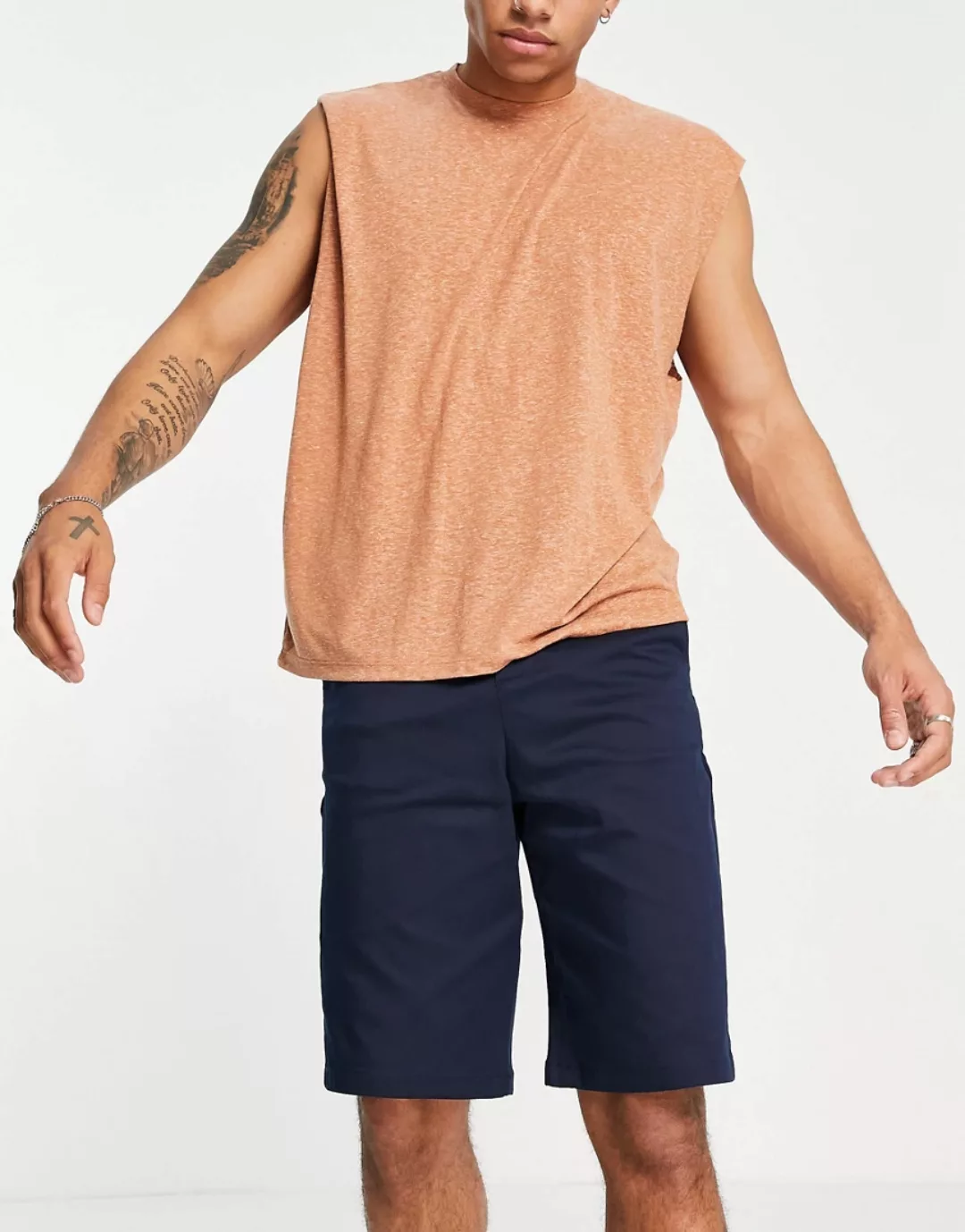 River Island – Marineblaue Shorts günstig online kaufen