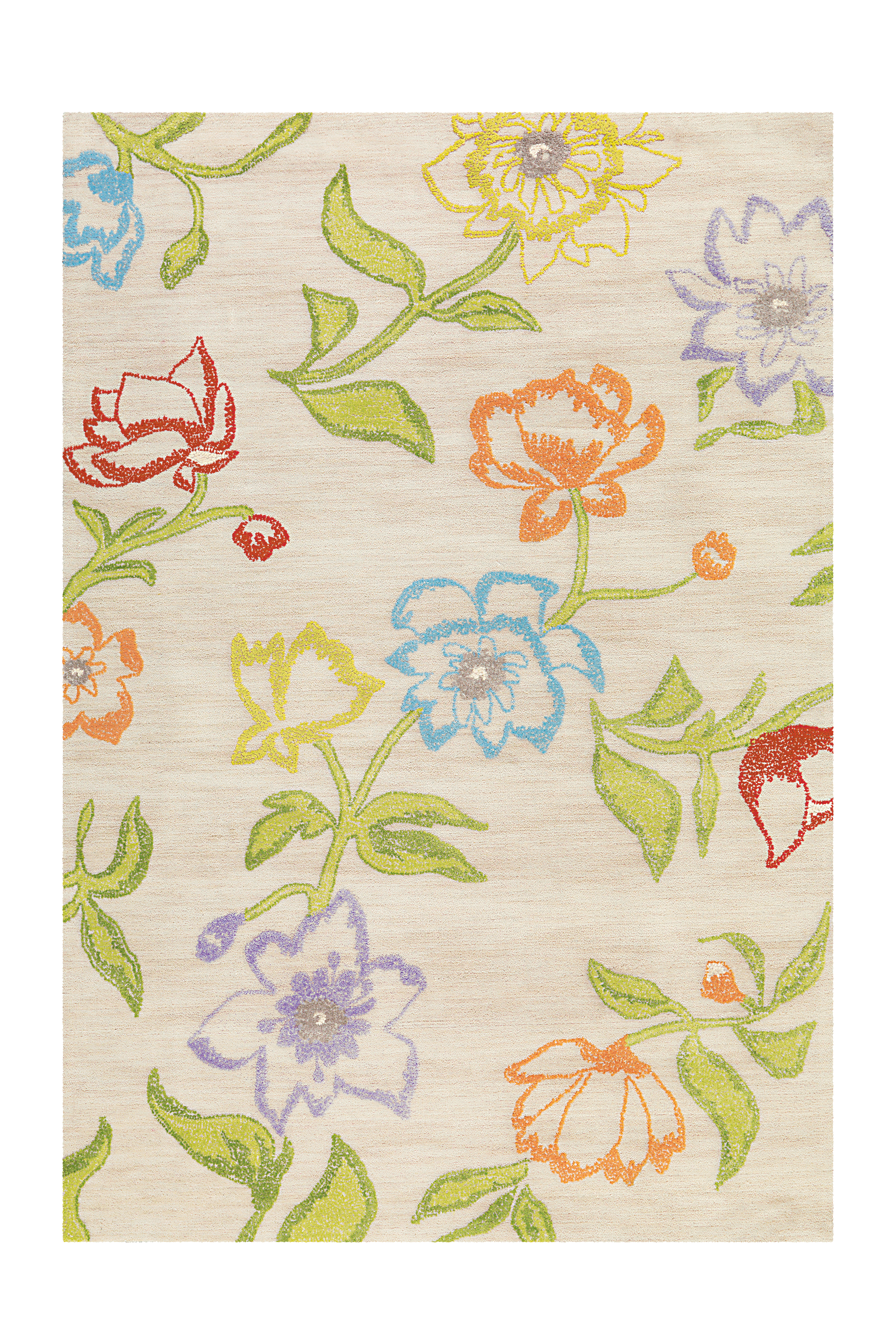 Arte Espina Flachflorteppich Mood 4314 Multi Elfenbein 170cm X 240cm günstig online kaufen