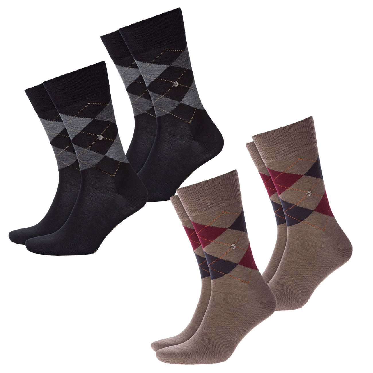 Burlington Herren Socken Edinburgh 2er 3er 4er Multipack günstig online kaufen