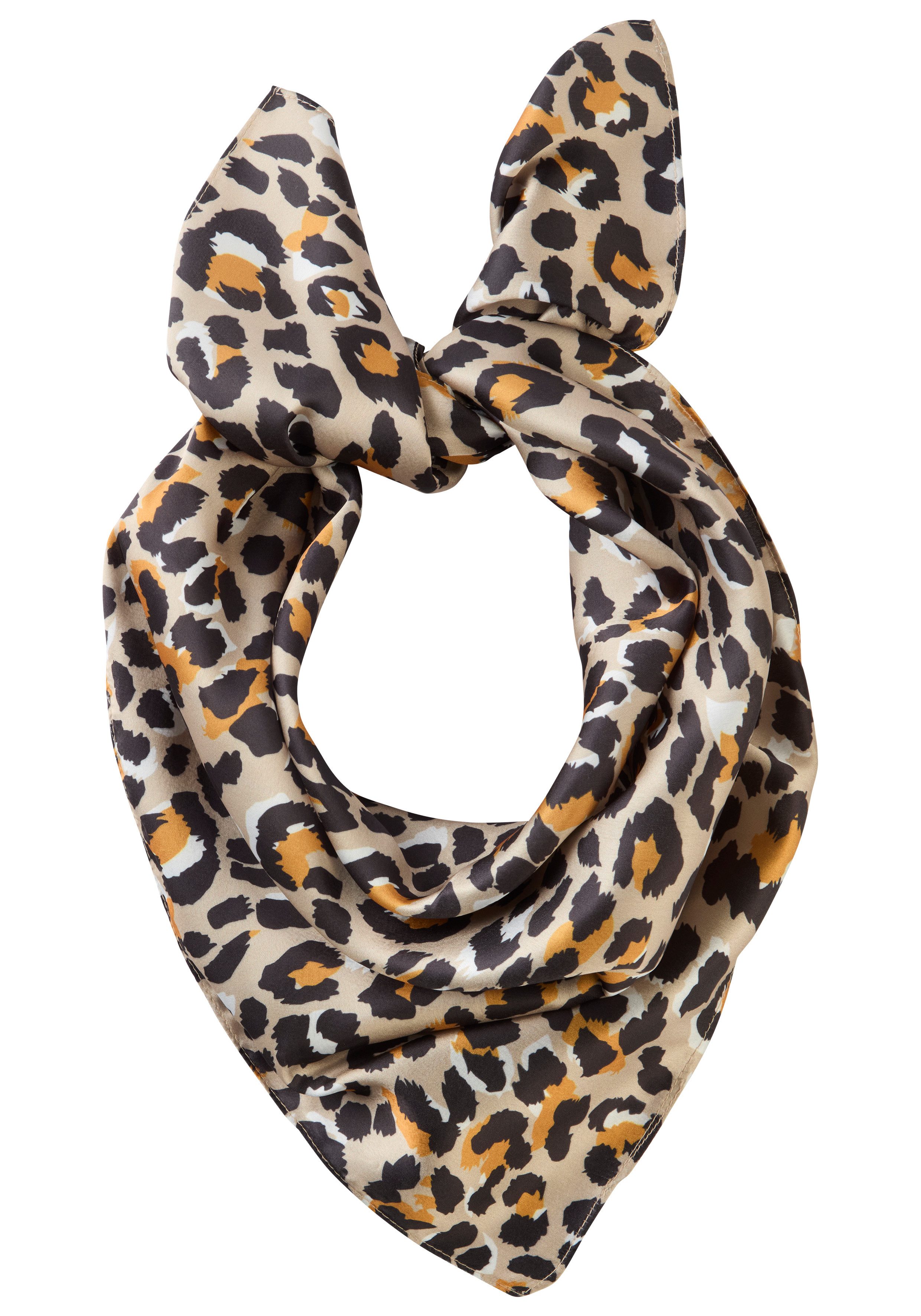 Laura Scott Halstuch, mit trendigem Allover-Leopard-Muster günstig online kaufen