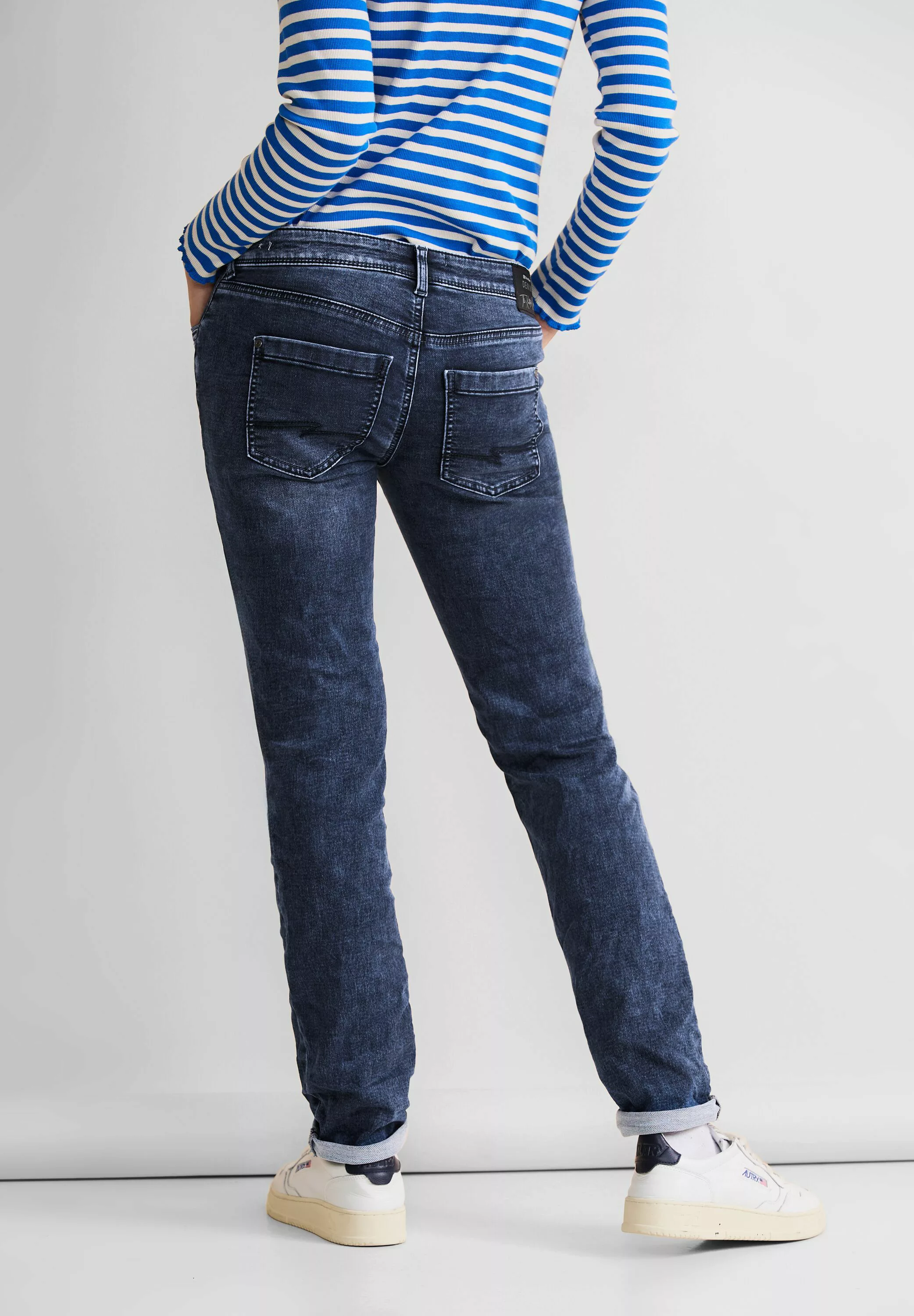 STREET ONE Loose-fit-Jeans Middle Waist günstig online kaufen