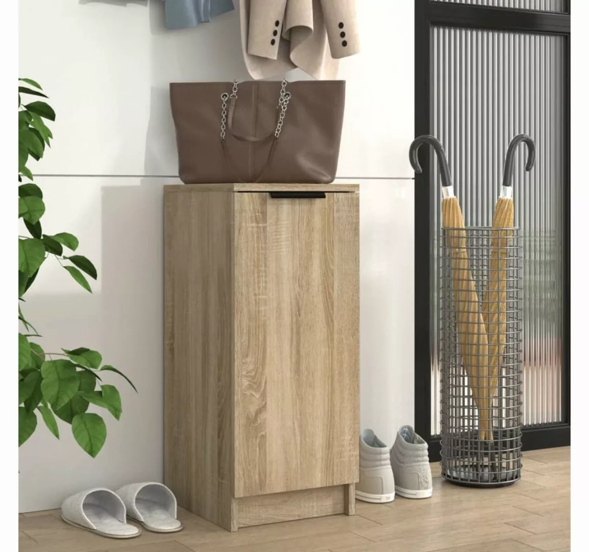 furnicato Schuhschrank Sonoma-Eiche 30x35x70 cm Holzwerkstoff günstig online kaufen