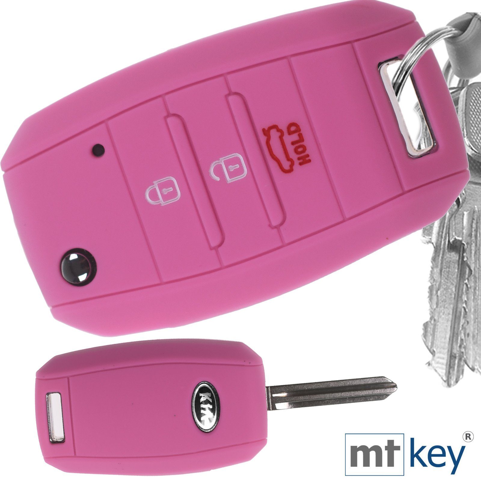 mt-key Schlüsseltasche Autoschlüssel Softcase Silikon Schutzhülle günstig online kaufen