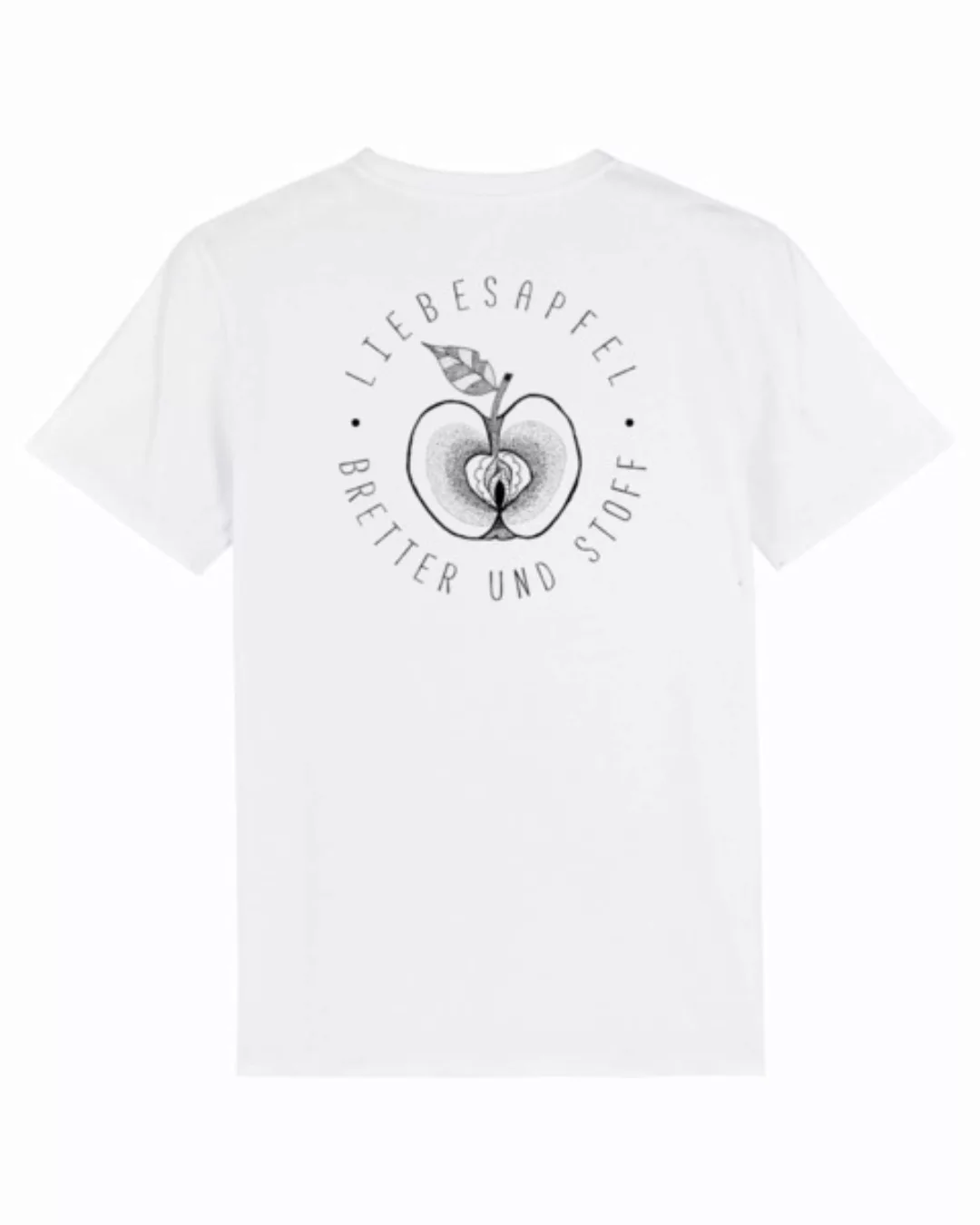 Unisex T-shirt Aus Bio-baumwolle „Pomme D'amour“ günstig online kaufen