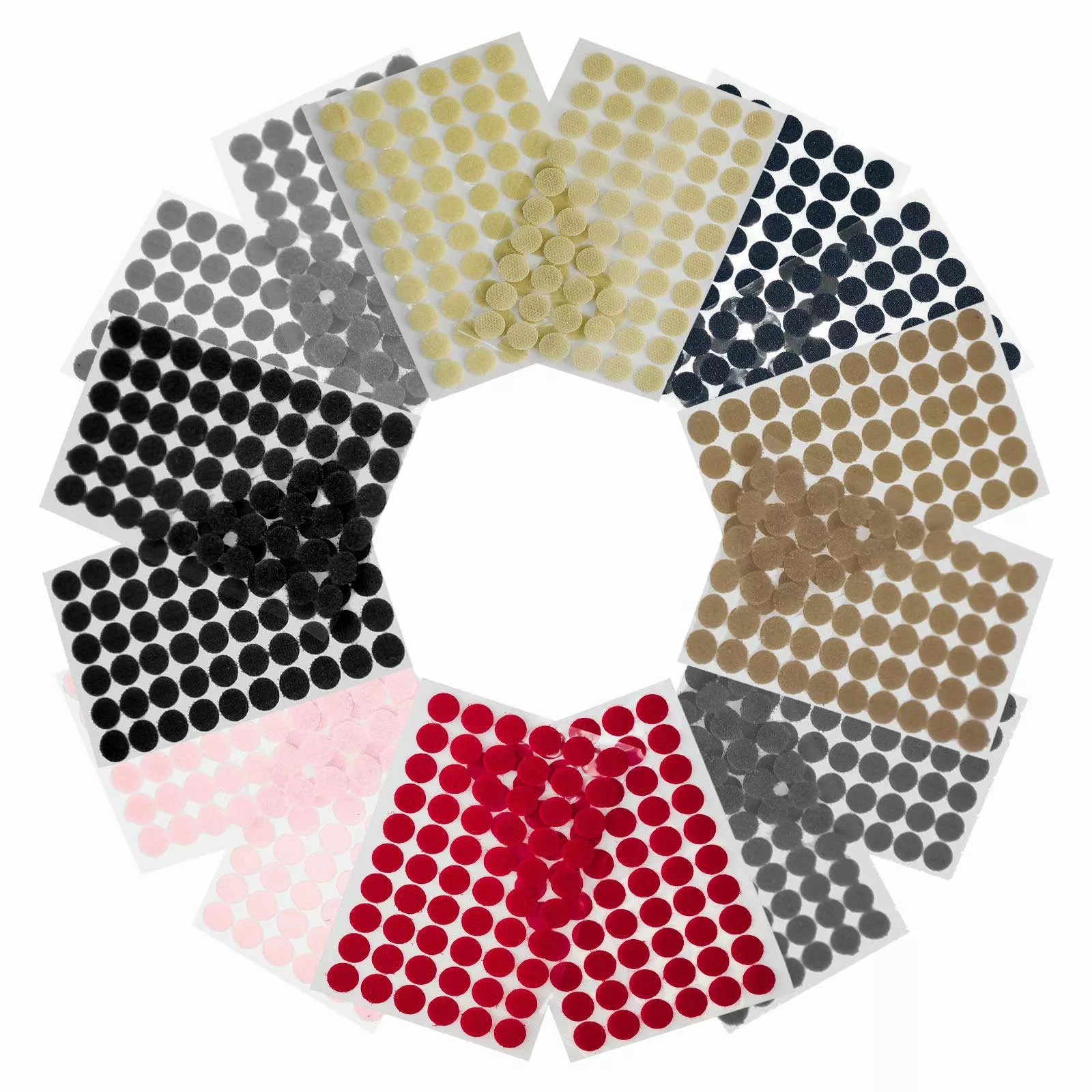 maDDma Klettband 60 Klettpunkte 15mm selbstklebend, günstig online kaufen