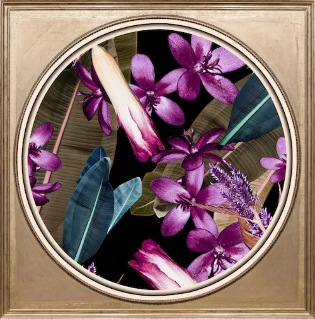 queence Acrylglasbild "Tropische Blüten" günstig online kaufen