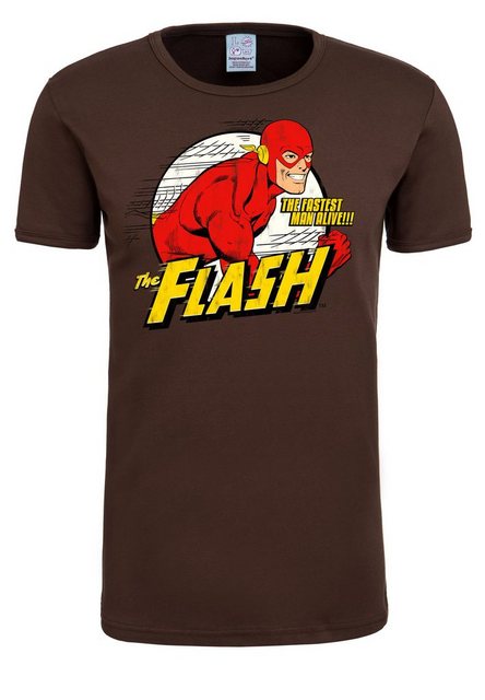 LOGOSHIRT T-Shirt The Fastest Man Alive mit tollem The Flash-Print günstig online kaufen