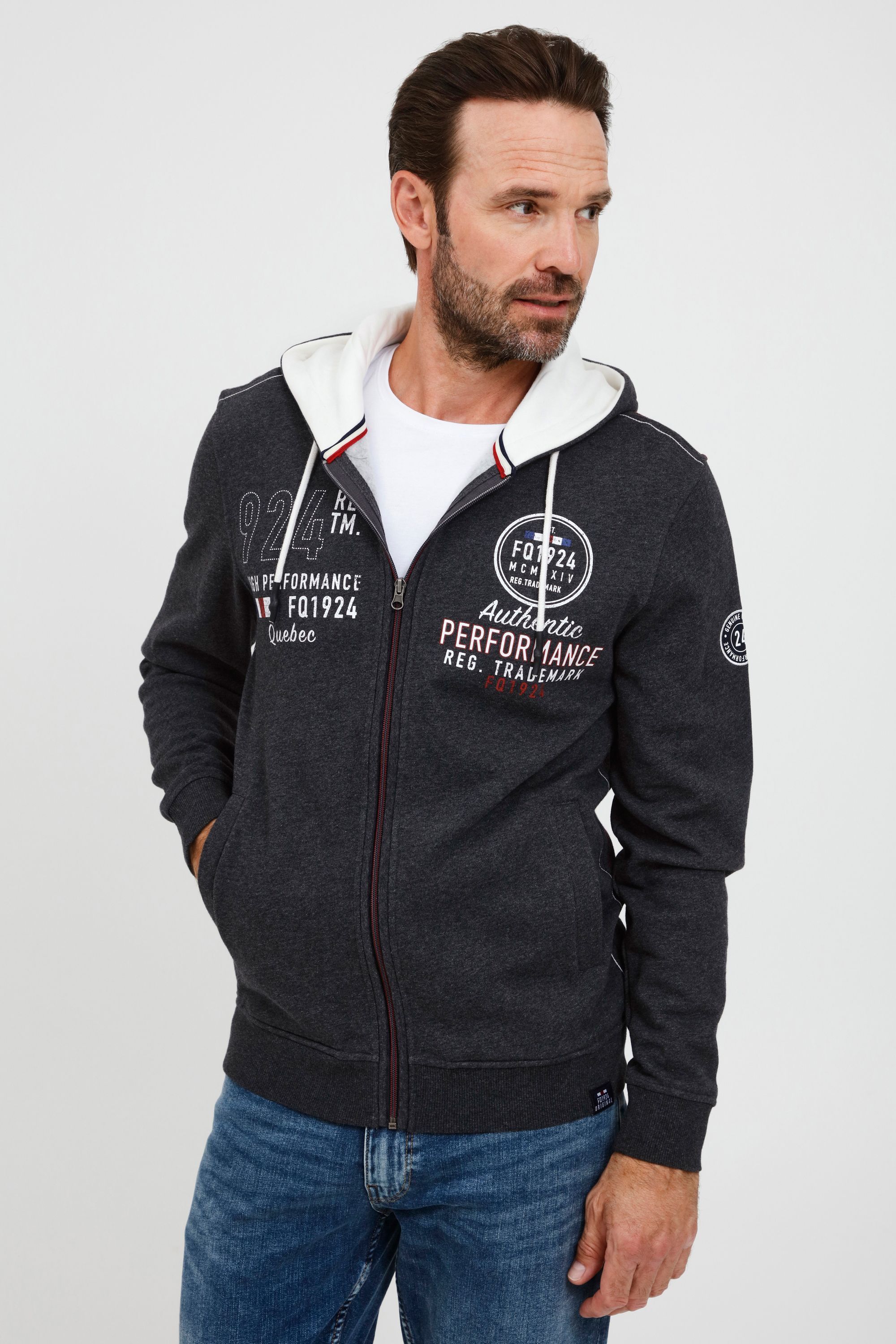 FQ1924 Kapuzensweatjacke "FQ1924 FQThure" günstig online kaufen