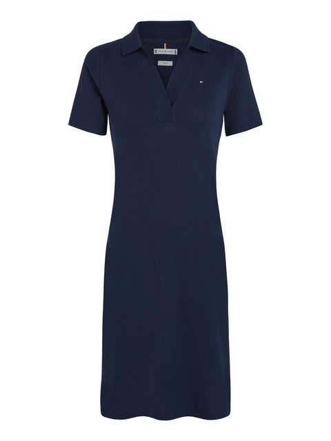 Tommy Hilfiger Polokleid SLIM OPEN NK POLO DRESS SS mit gestickter Tommy Hi günstig online kaufen