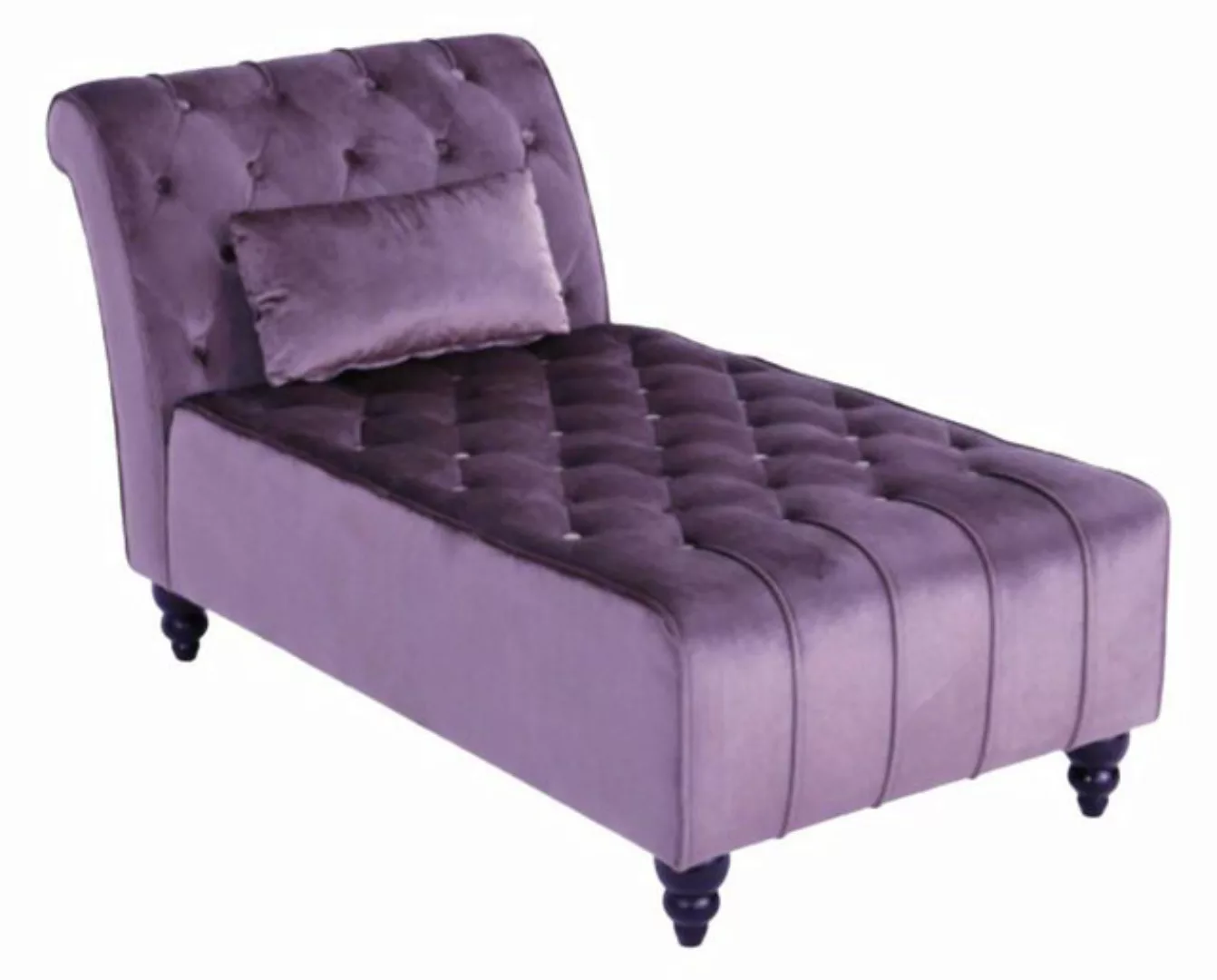 JVmoebel Chaiselongue Lila Chaiselongue Chesterfield Möbel Wohnzimmer Moder günstig online kaufen