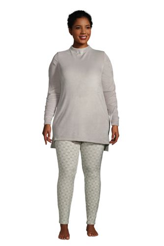 Pyjama-Set Cozy aus Stretch-Velours in großen Größen, Damen, Größe: 52-54 P günstig online kaufen