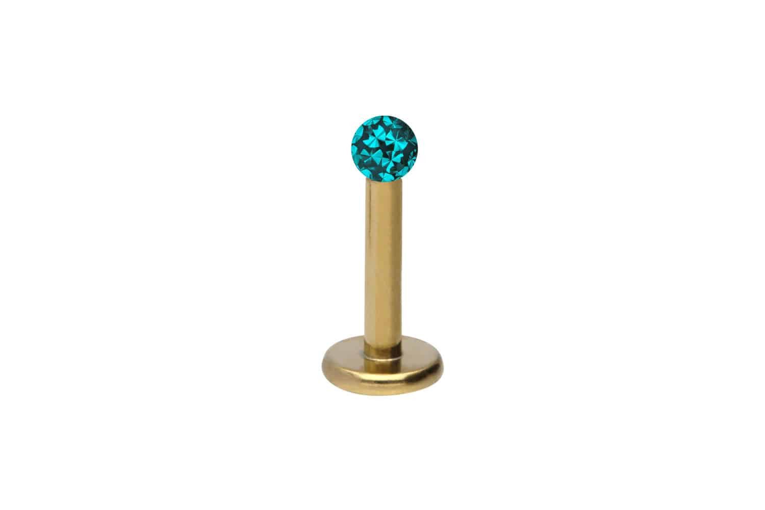 PIERCINGLINE Piercing-Set Titan Labret EPOXY-KUGEL (Labrets günstig online kaufen