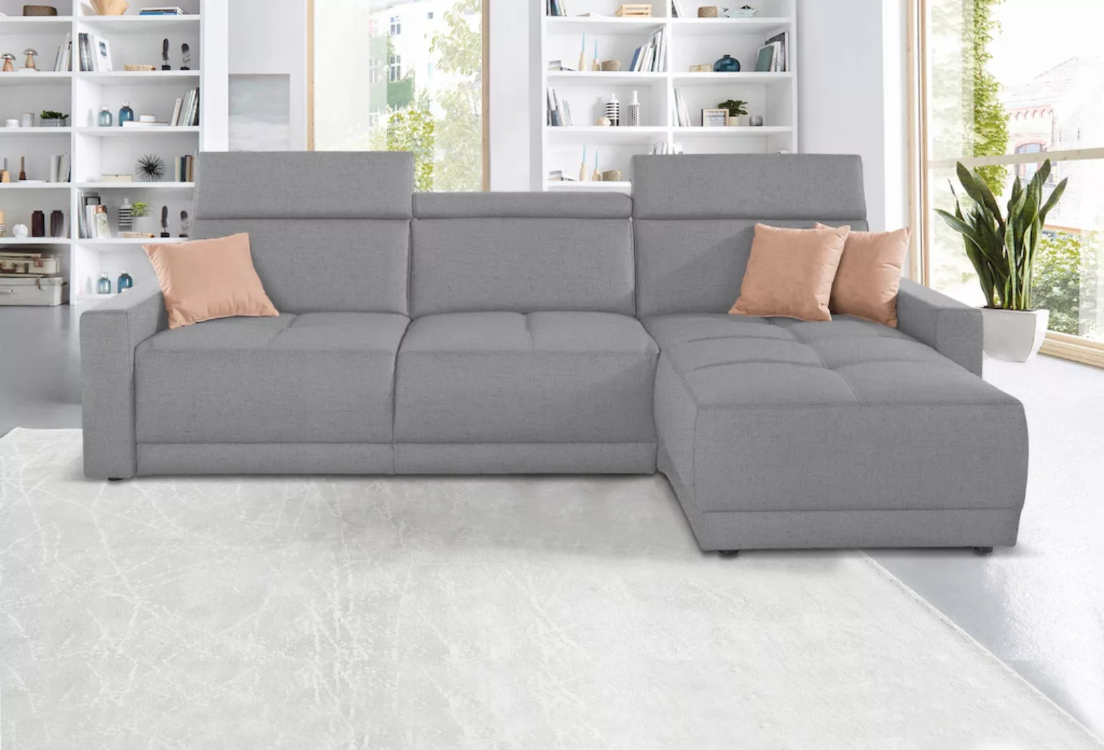 DOMO collection Ecksofa »Ava L-Form«, mit Recamiere, Federkern wahlweise mi günstig online kaufen