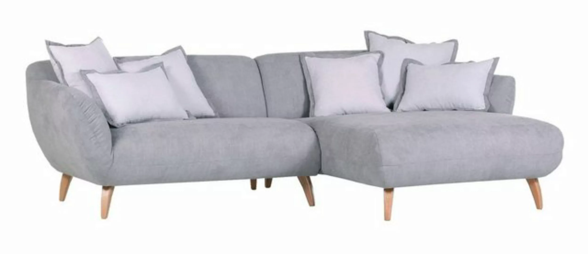 Gutmann Factory Ecksofa Polsterecke OR, MEIKA, Grau, B 285 cm, T 175 cm, mi günstig online kaufen