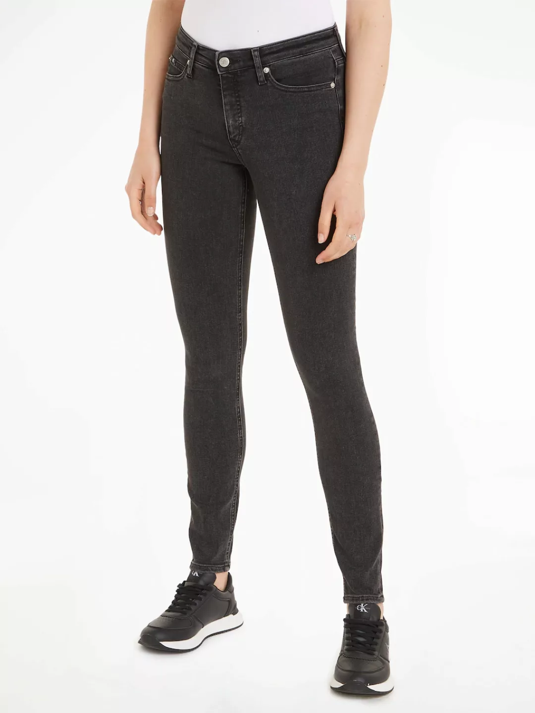 Calvin Klein Jeans Skinny-fit-Jeans "MID RISE SKINNY" günstig online kaufen
