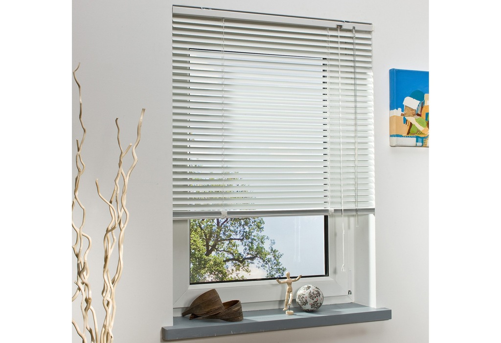 Liedeco Jalousie Aluminium-Jalousie, mit Bohren, freihängend, günstig online kaufen