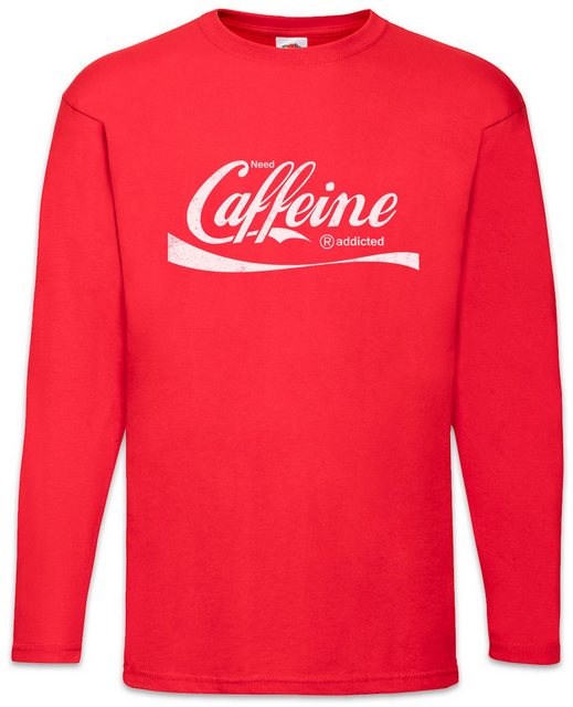 Urban Backwoods Langarmshirt Need Caffeine Langarm T-Shirt Cola Kola Love L günstig online kaufen