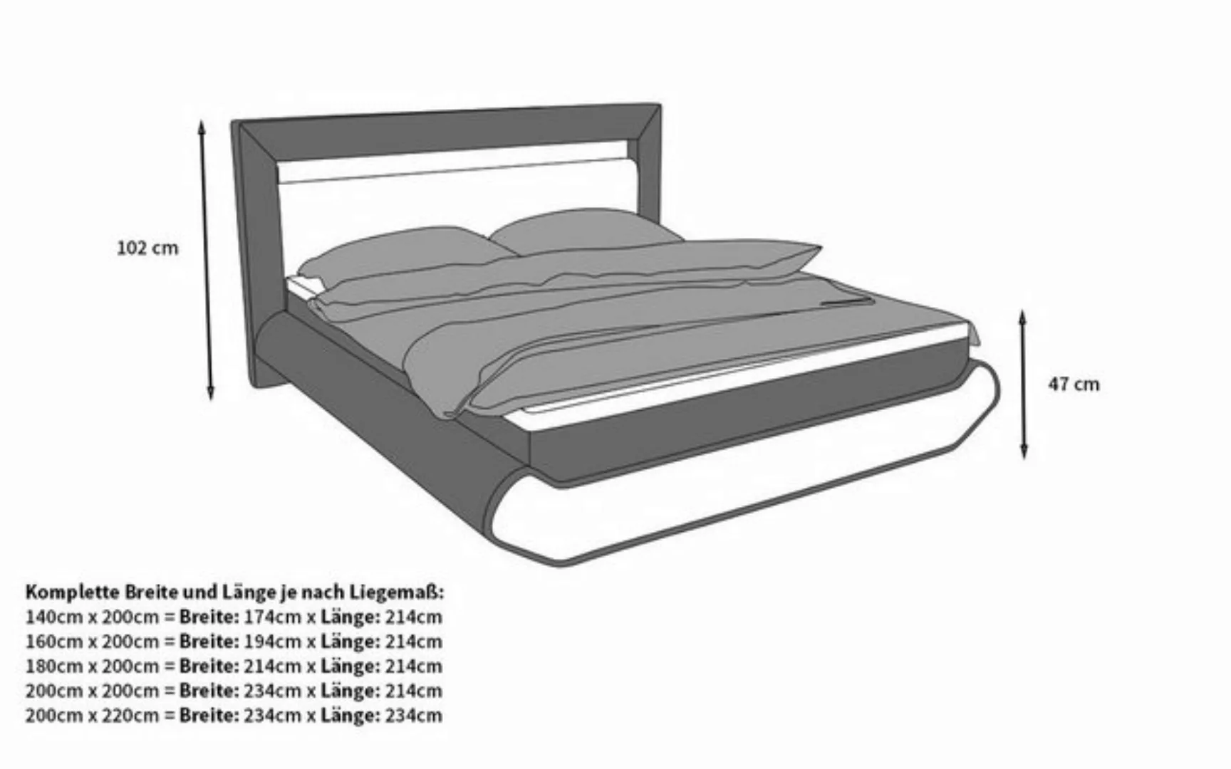 Sofa Dreams Boxspringbett Sevine Kunstleder Komplettbett Modern Hotelbett, günstig online kaufen