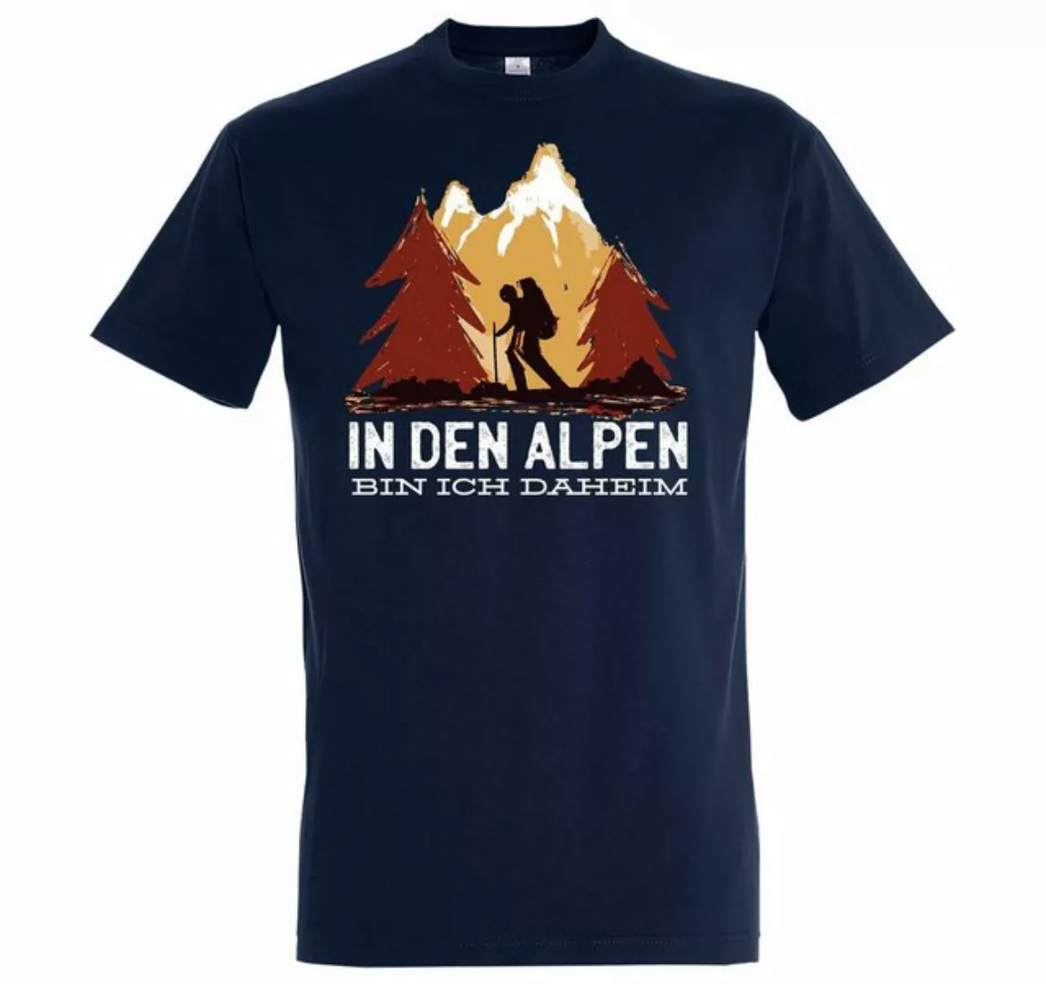 Youth Designz T-Shirt In Den Alpen Bin Ich Daheim Herren Shirt mit trendige günstig online kaufen