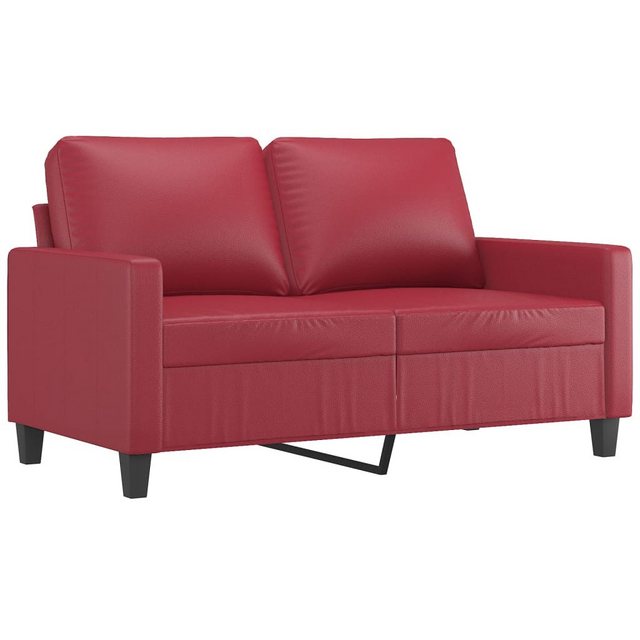 vidaXL Sofa 2-Sitzer-Sofa Weinrot 120 cm Kunstleder günstig online kaufen