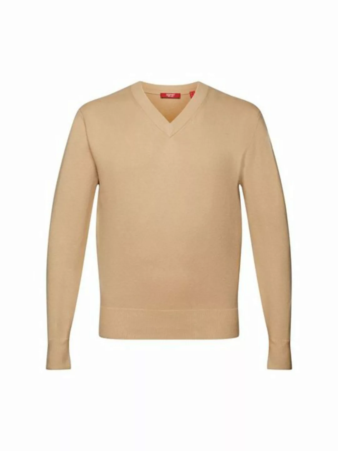 Esprit Collection Pullunder Pullover mit V-Ausschnitt, Wollmix günstig online kaufen