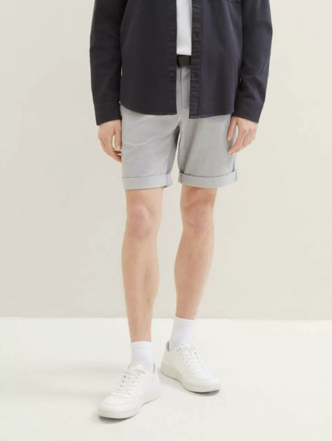 TOM TAILOR Denim Shorts Chinoshorts mit Gürtel günstig online kaufen