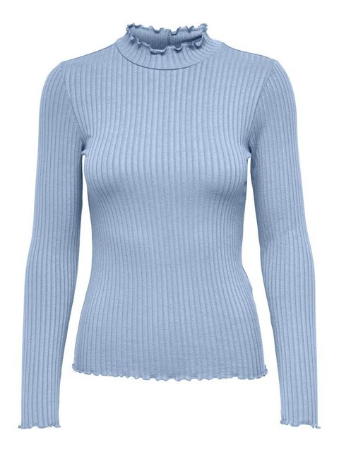 ONLY & SONS Stehkragenshirt - Langarm Stricktop - Strickpullover gerippt - günstig online kaufen