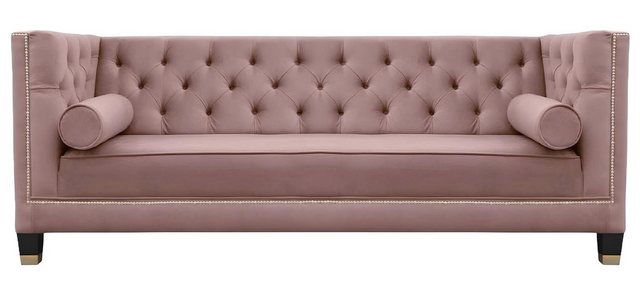 Xlmoebel 3-Sitzer Großes rosa Design-Sofa für das Wohnzimmer mit drei Sitzp günstig online kaufen