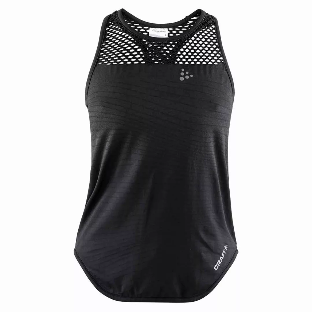 Craft Core Fuseknit Ärmelloses T-shirt M Black Melange günstig online kaufen