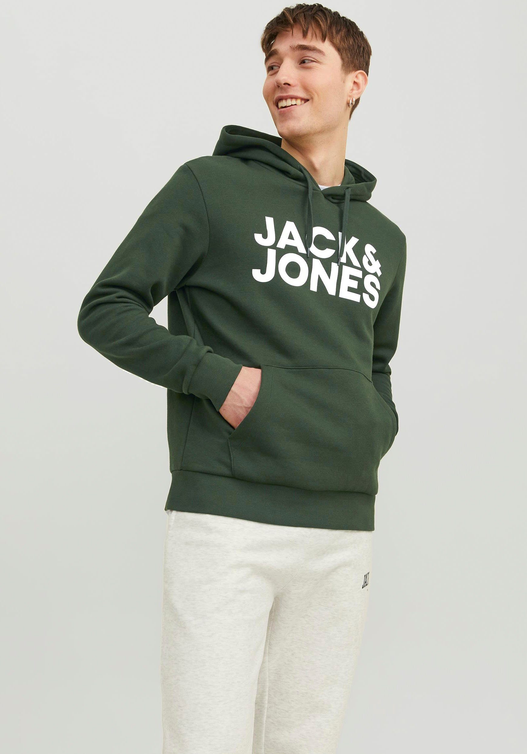 Jack & Jones Kapuzensweatshirt JJECORP LOGO günstig online kaufen