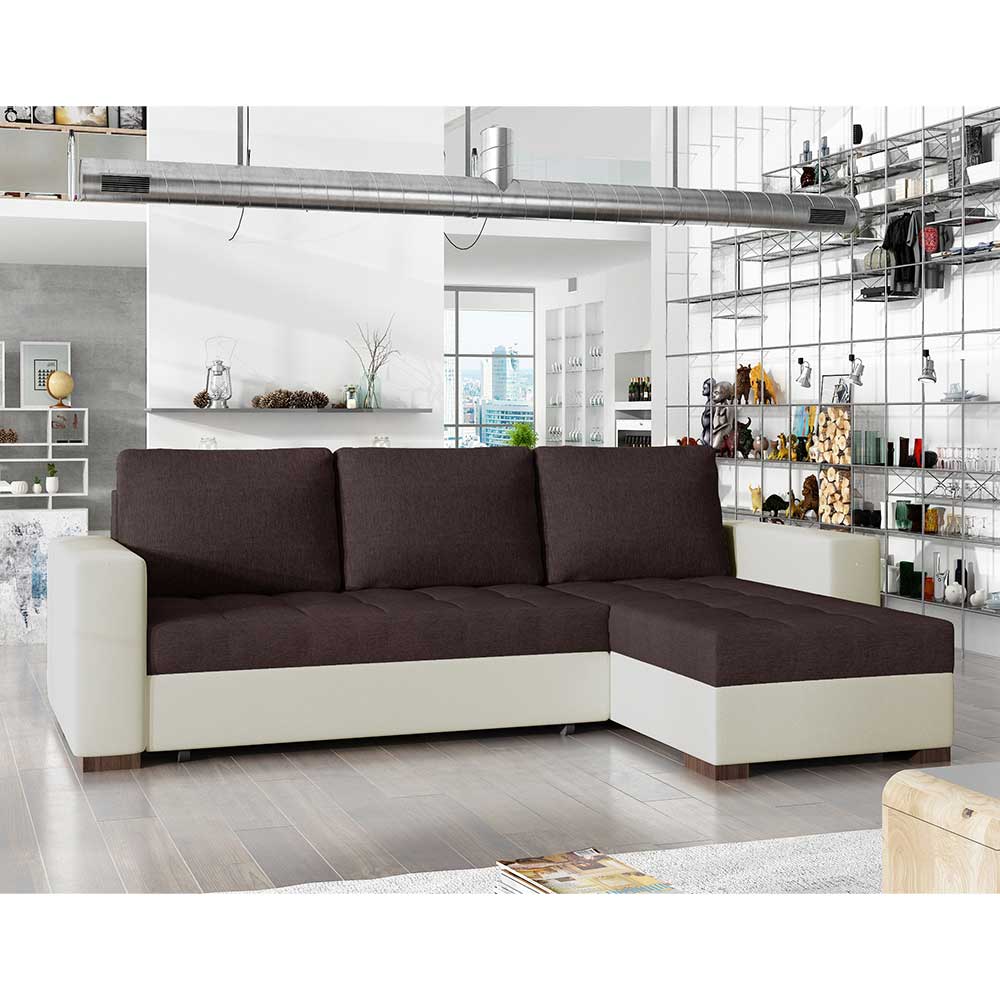 Ecksofa Schlafsofa in modernem Design 237 cm breit günstig online kaufen