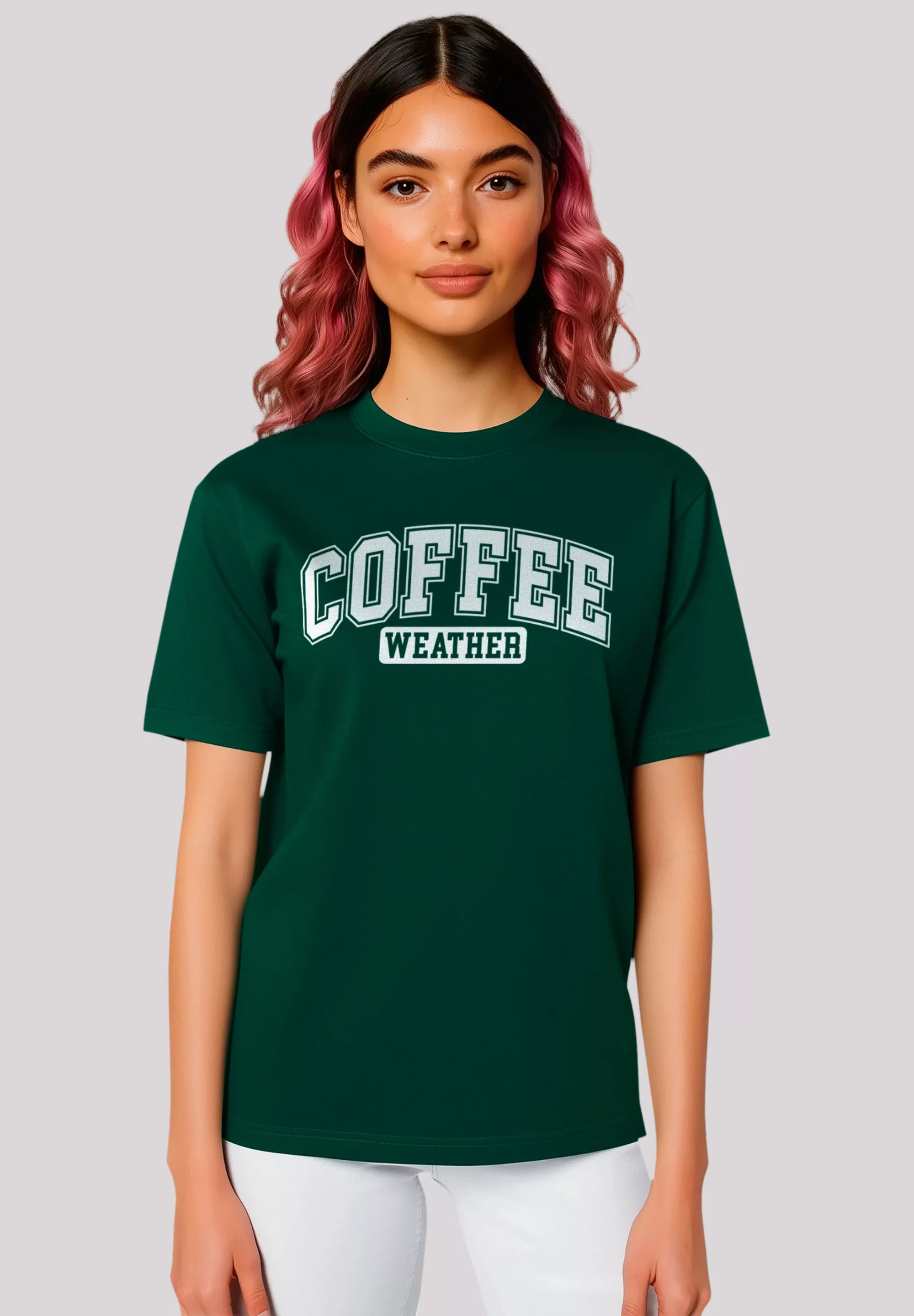 F4NT4STIC T-Shirt "Coffee Weather Winter Holiday Weihnachts", Premium Quali günstig online kaufen