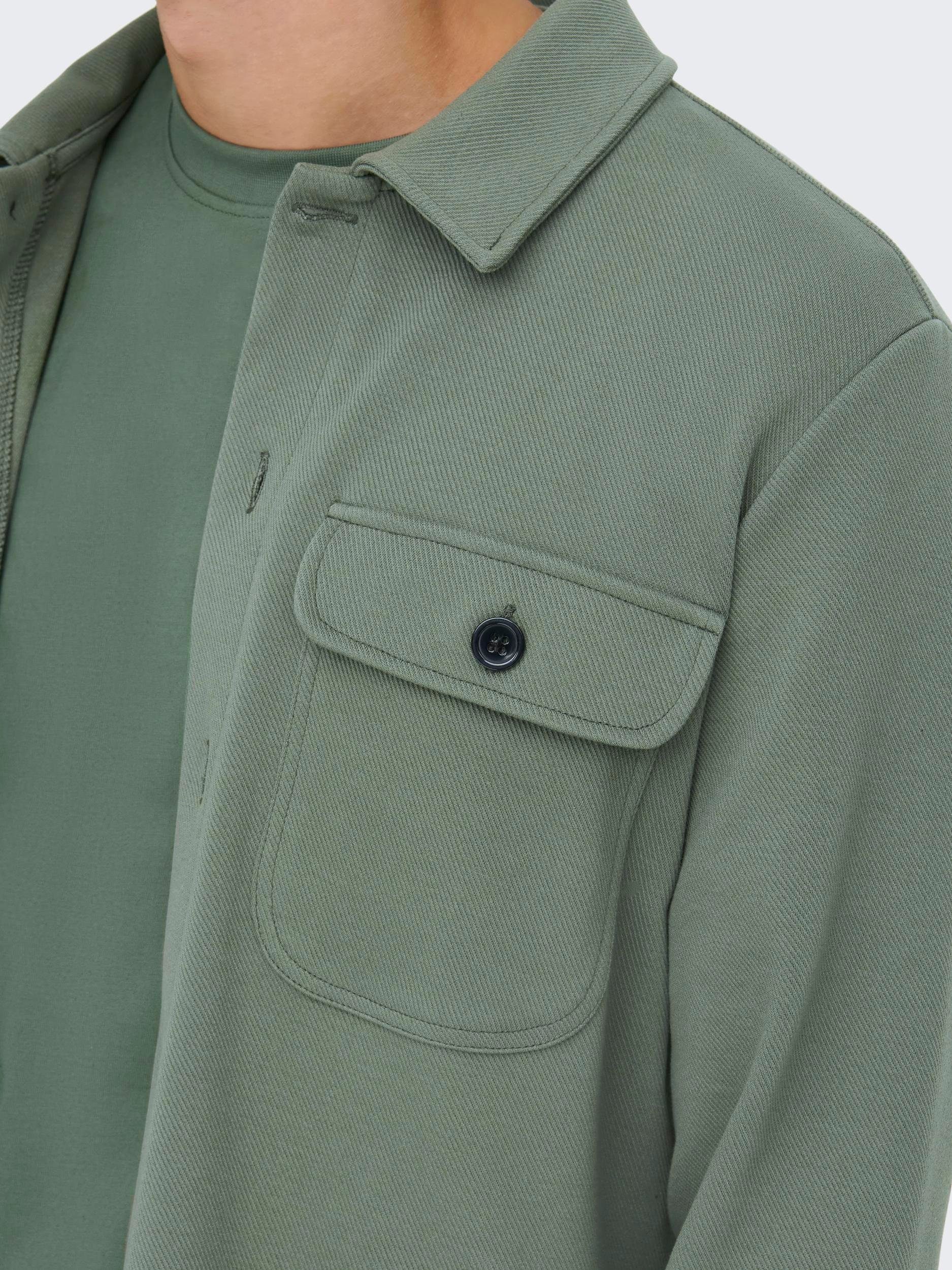 ONLY & SONS Langarmhemd ONSNEWKODYL OVERSHIRT günstig online kaufen