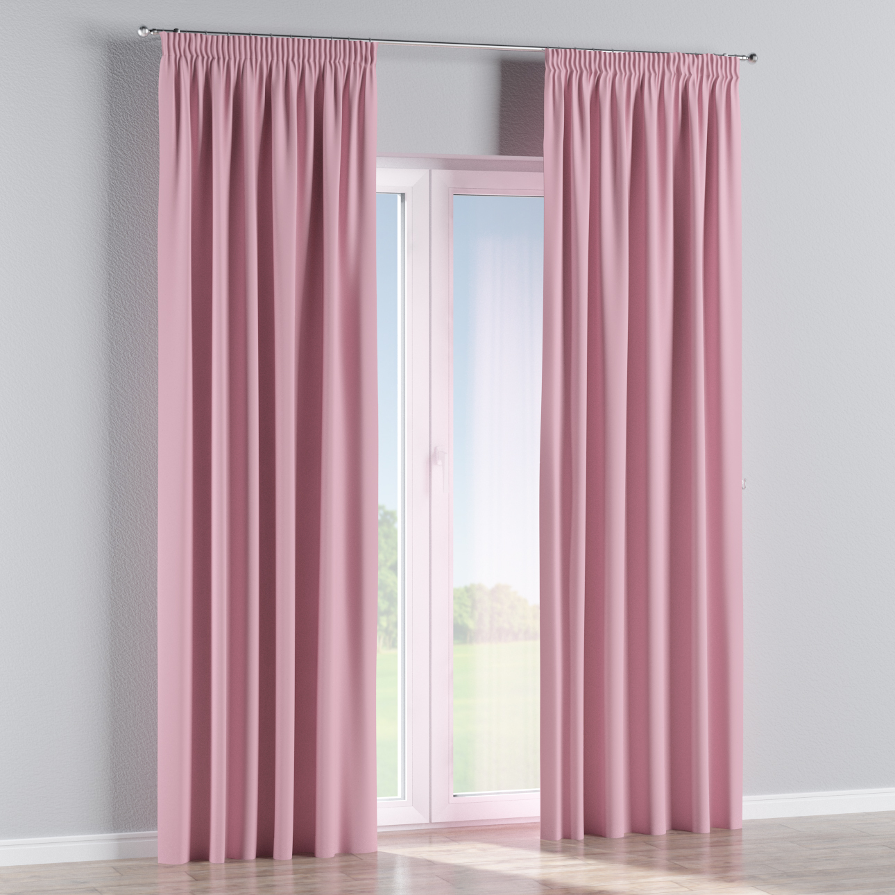 Vorhang mit Kräuselband, rosa, Blackout (verdunkelnd) (269-92) günstig online kaufen