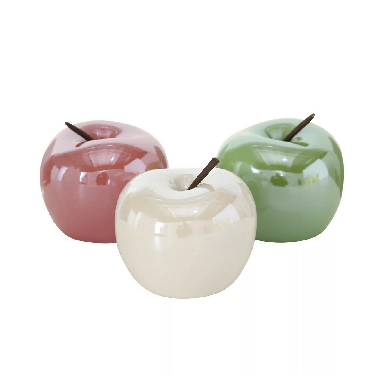 Dekoobjekt Apple creme, 8 x 8 x 6 cm günstig online kaufen