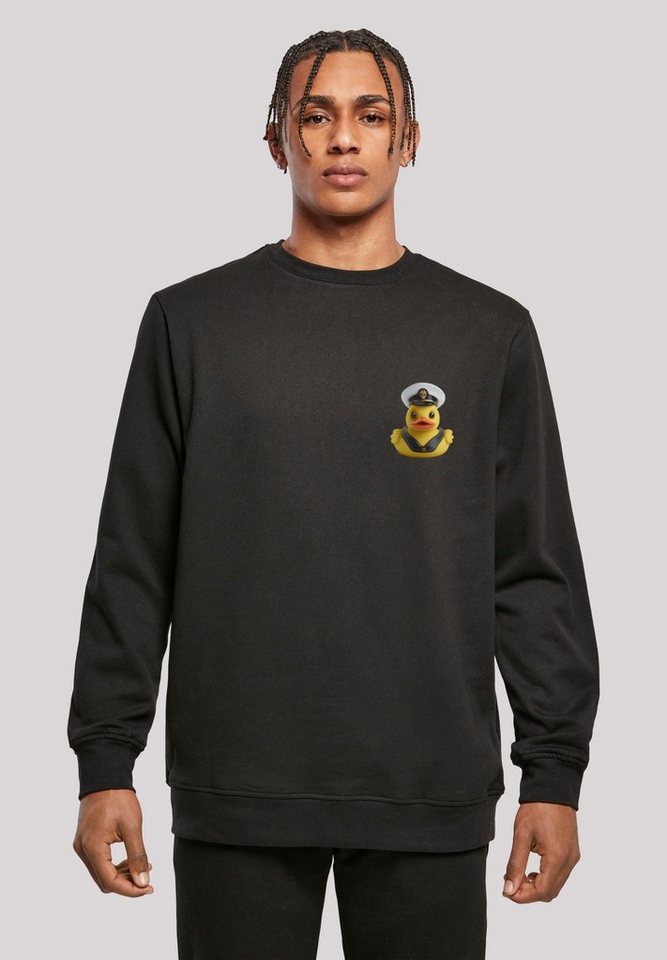 F4NT4STIC Kapuzenpullover Rubber Duck Captain CREW Print günstig online kaufen