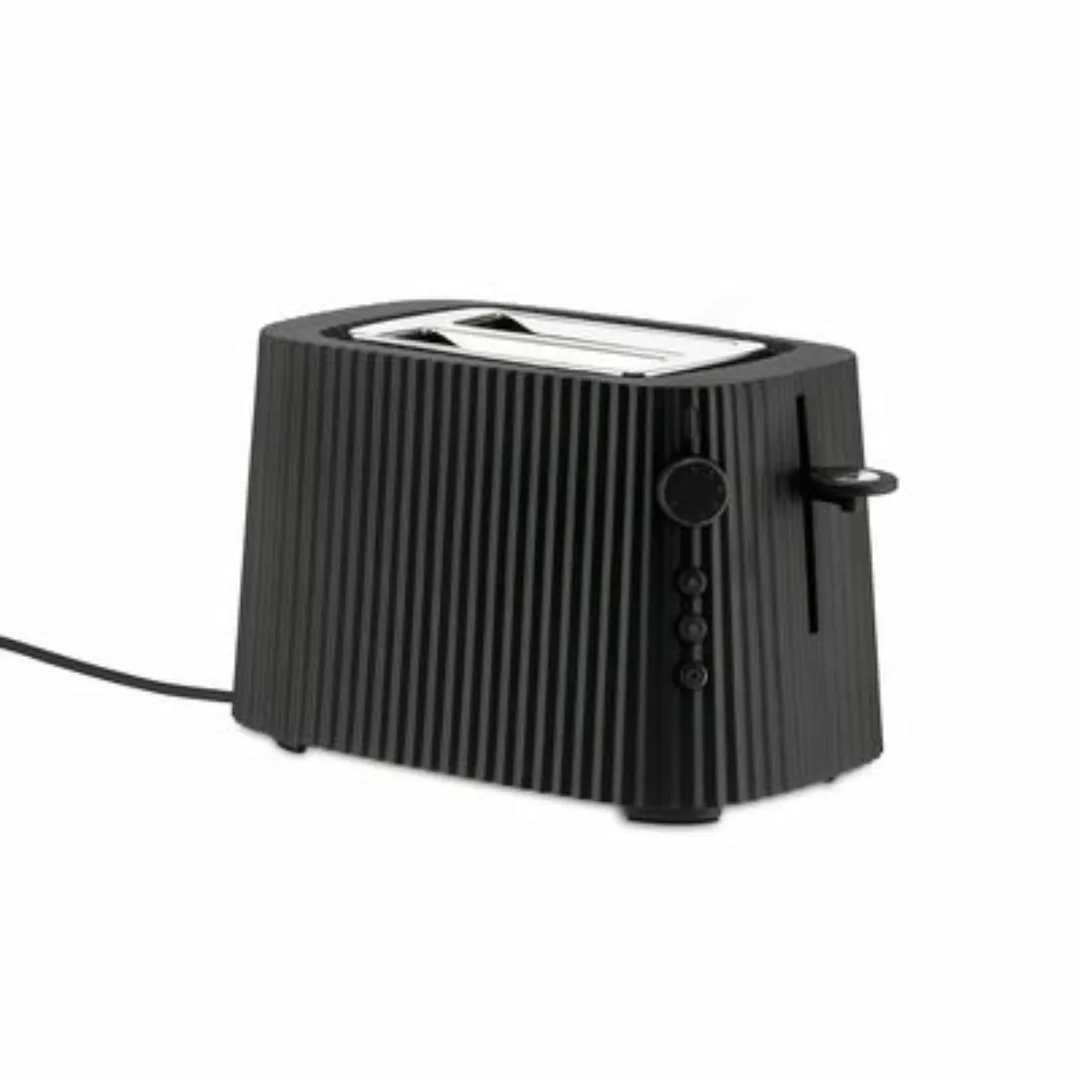 Toaster Plissé plastikmaterial schwarz / 2 Scheiben – 850 W - Alessi - Schw günstig online kaufen