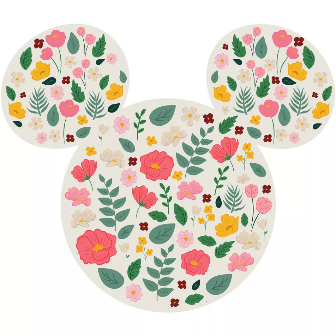 Komar Vliestapete »Vlies selbstklebend - Mickey Head Wildflowers - Größe 12 günstig online kaufen