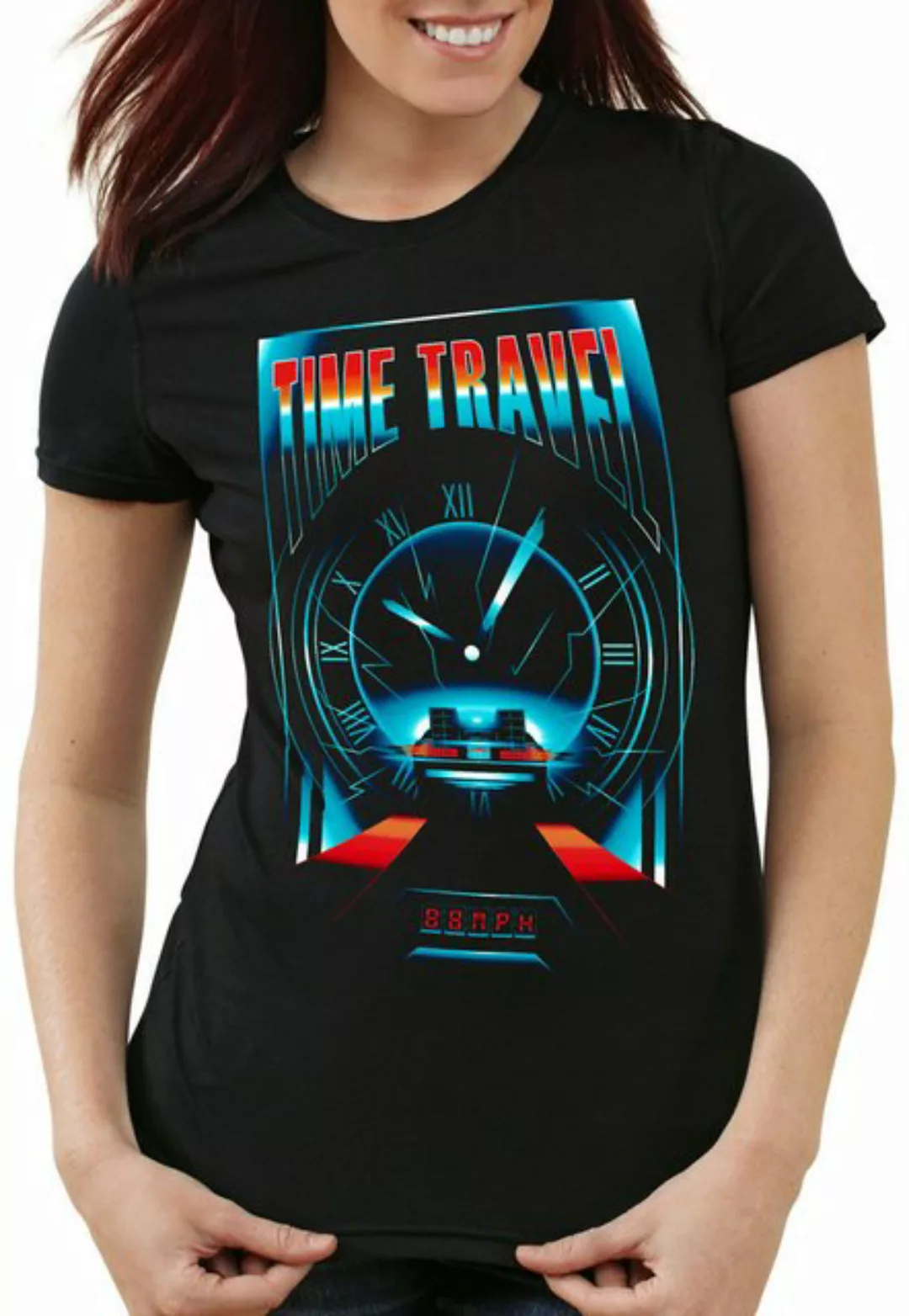 style3 T-Shirt Delorean Time Travel zeitreise marty mcfly zurück in die zuk günstig online kaufen