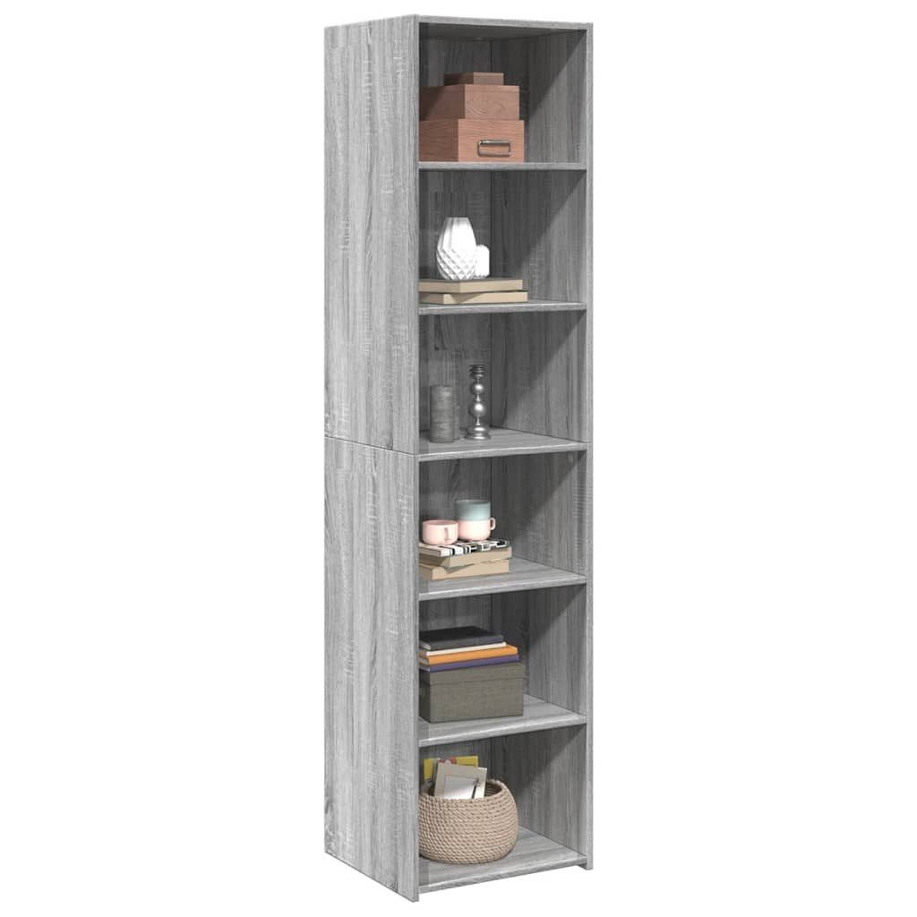 vidaXL Highboard Highboard Grau Sonoma-Eiche 45x41x185 günstig online kaufen