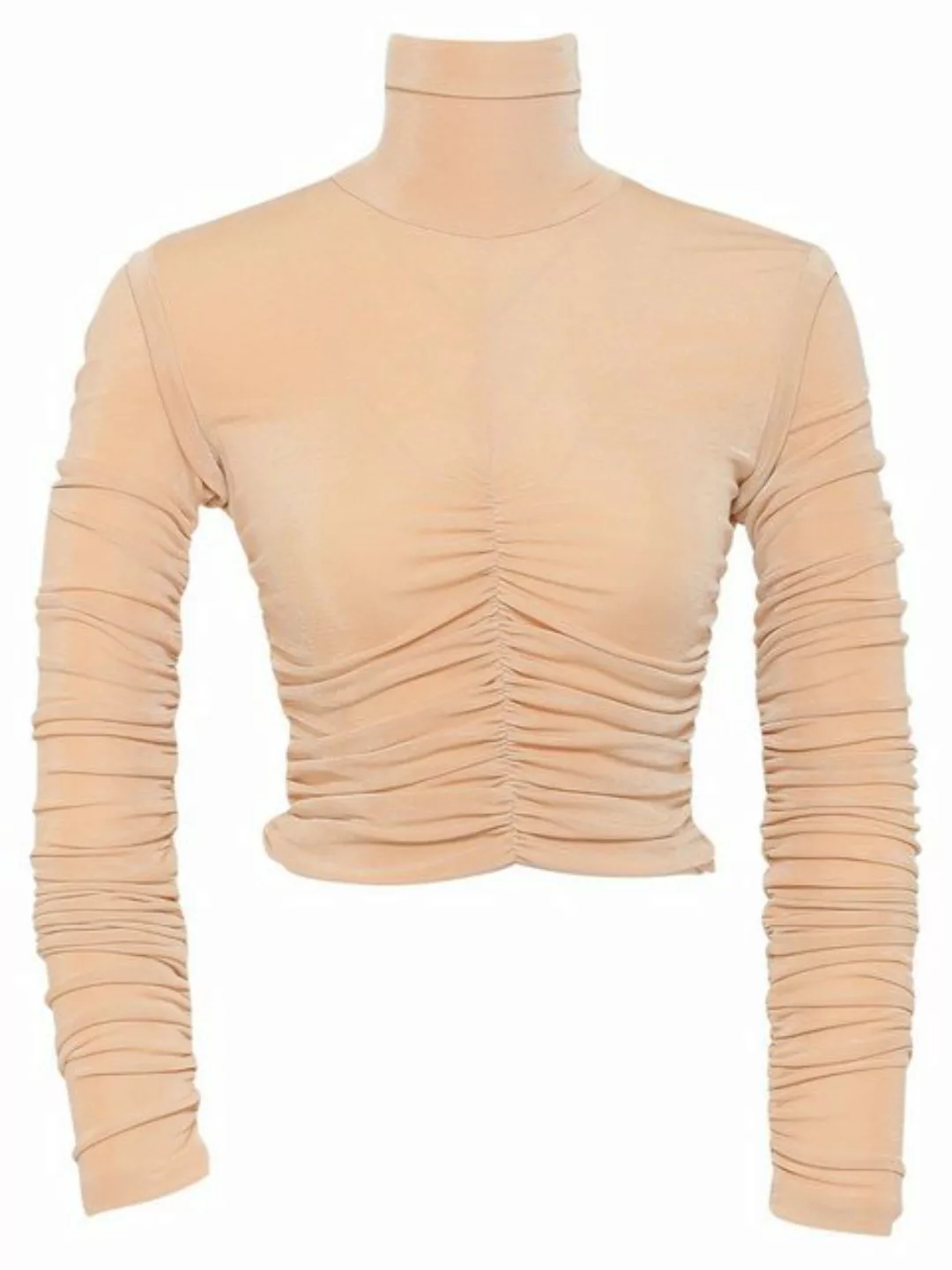 freshlions Shapingtop Top 'YANA' Beige S Drapiert/gerafft, Taillentunnelzug günstig online kaufen