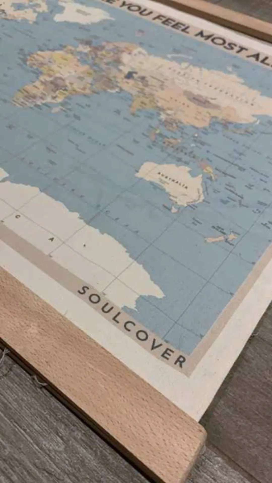 Wandteppich Weltkarte Aus Bio-baumwolle günstig online kaufen
